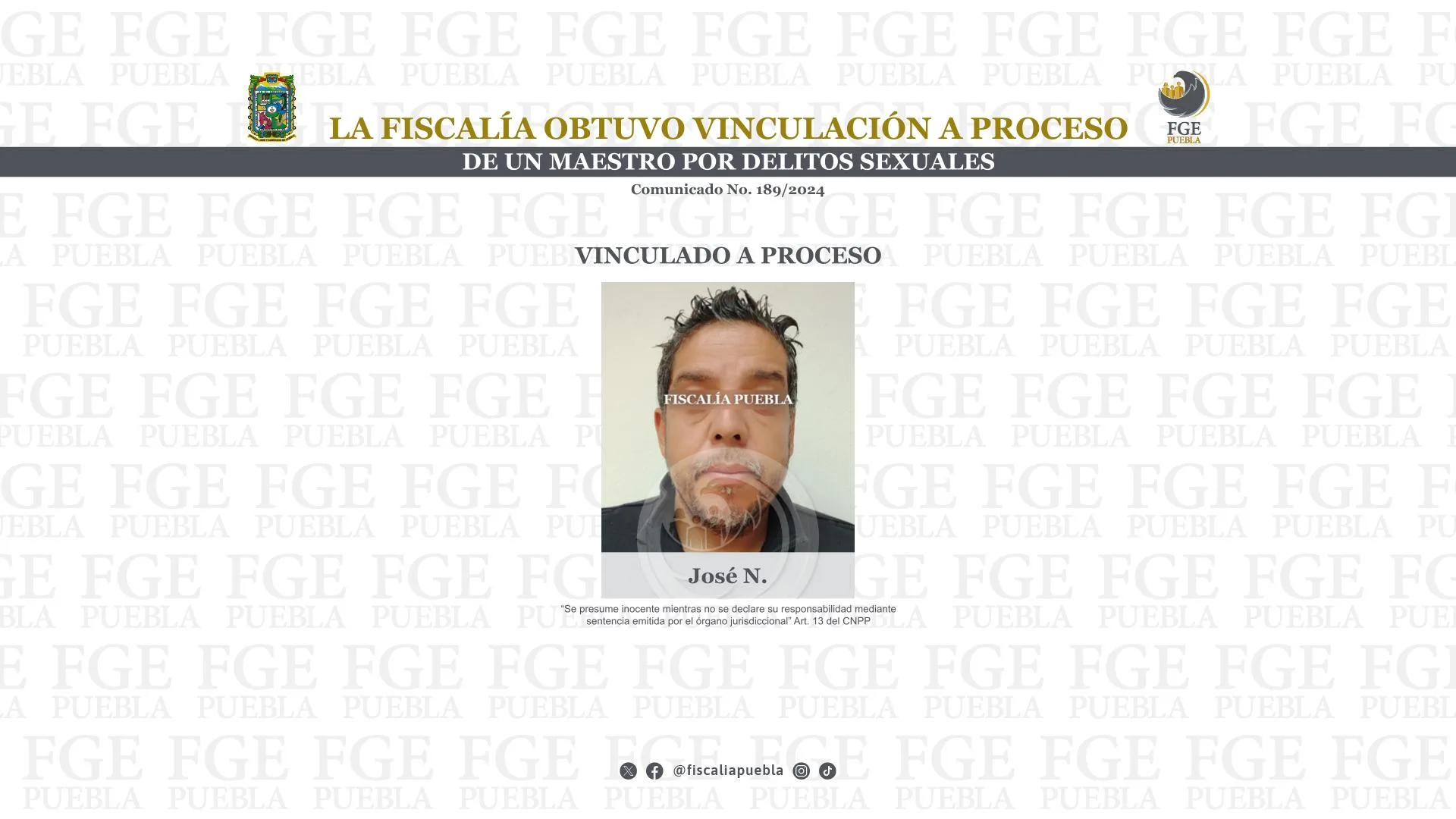 La Fiscalía obtuvo vinculación a proceso de un maestro por delitos sexuales