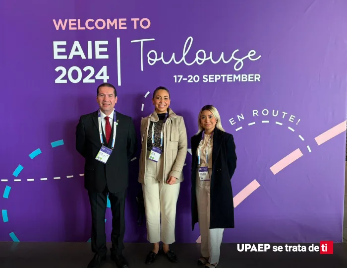 UPAEP fortalece su red global en la 34.ª Conferencia de la EAIE en Toulouse, Francia