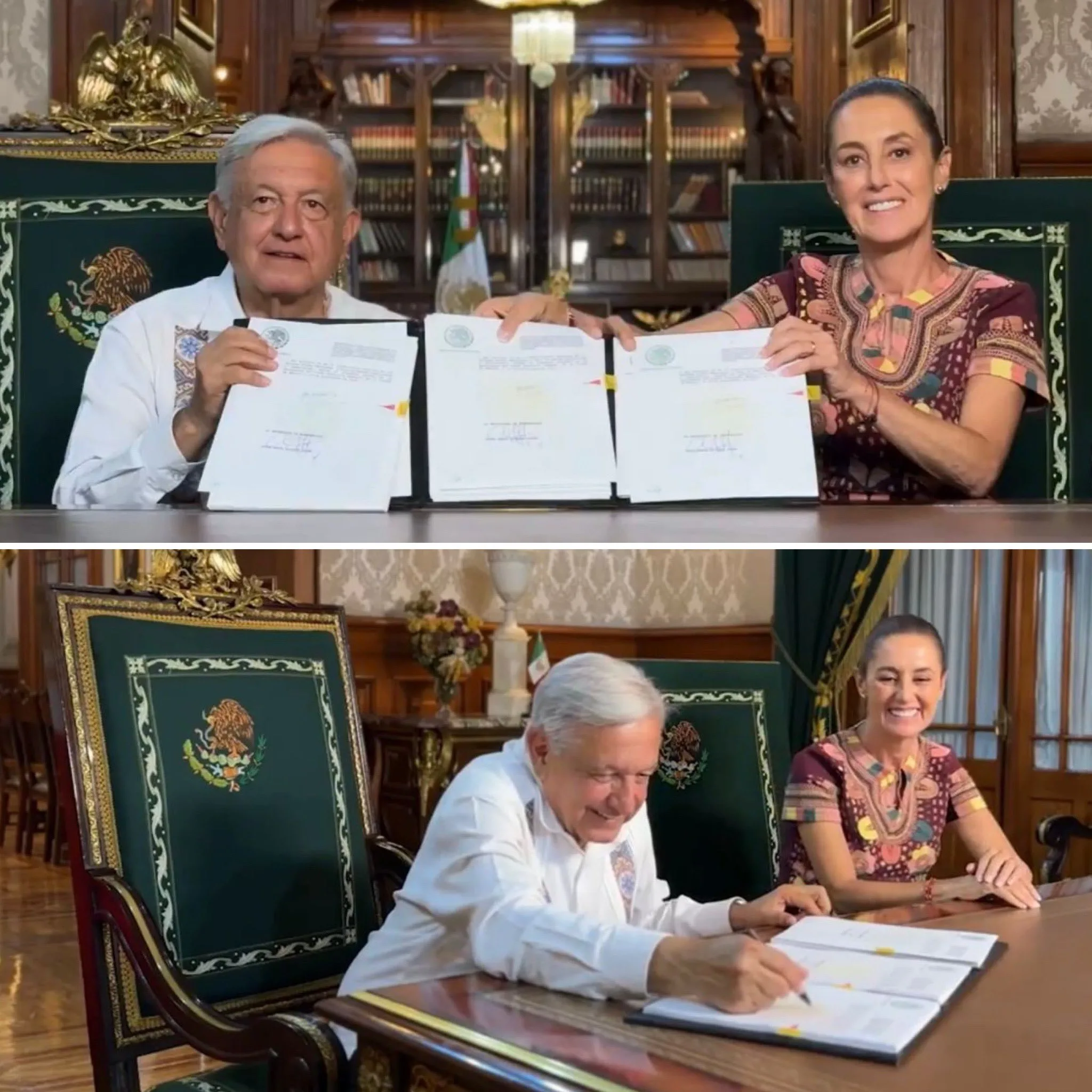 AMLO firma y plasma en el DOF la Reforma al Poder Judicial