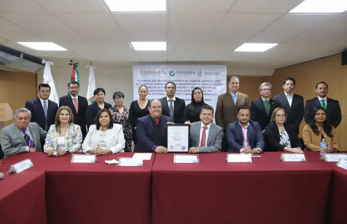 Coadyuva gobierno estatal con Poder Judicial de Puebla para garantizar acceso eficiente a justicia