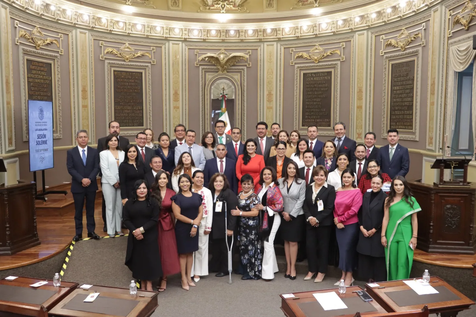 Se constituye la LXII Legislatura del Congreso del Estado de Puebla 