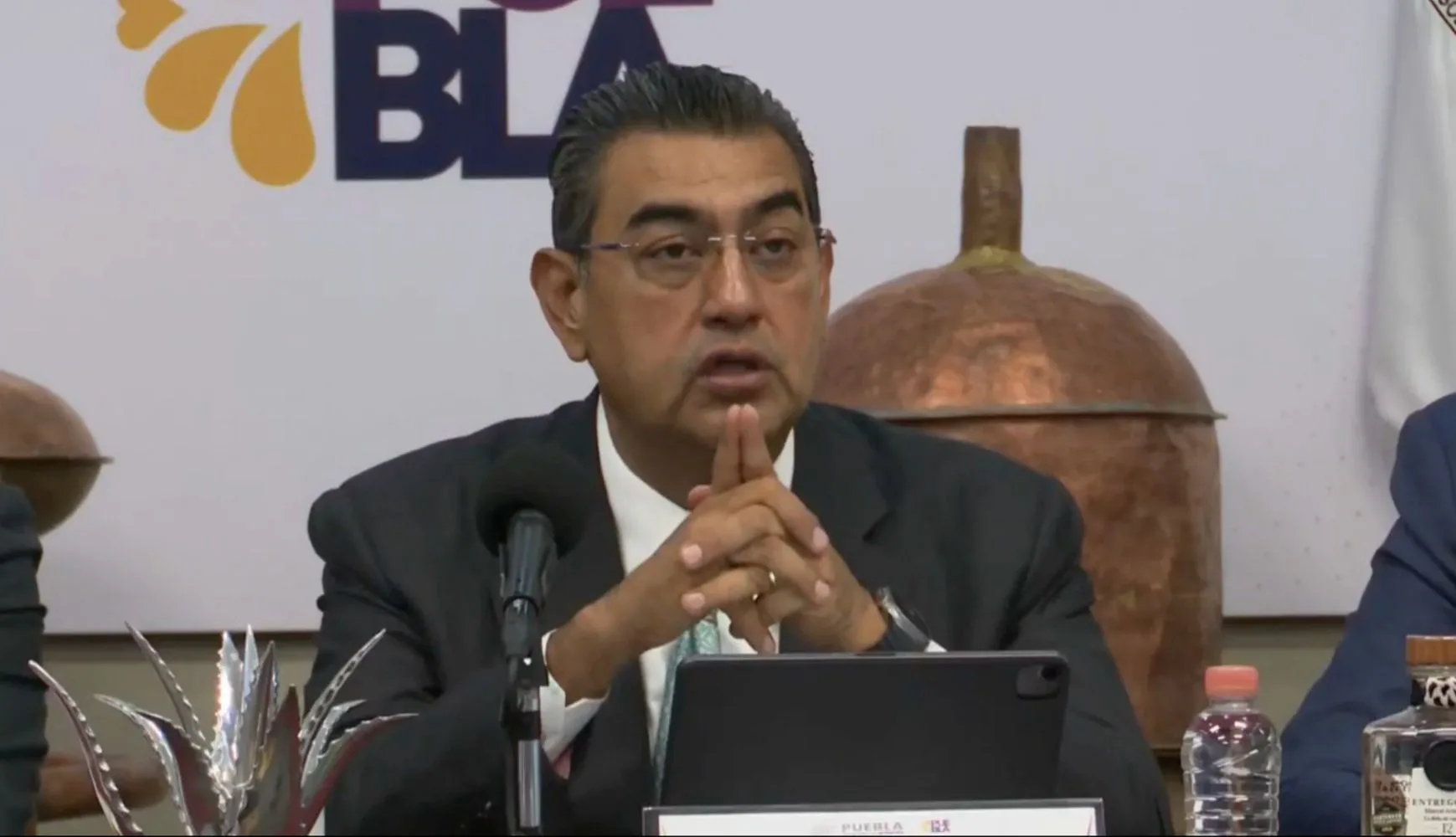 Puebla no es ni será refugio de delincuentes: Sergio Salomón