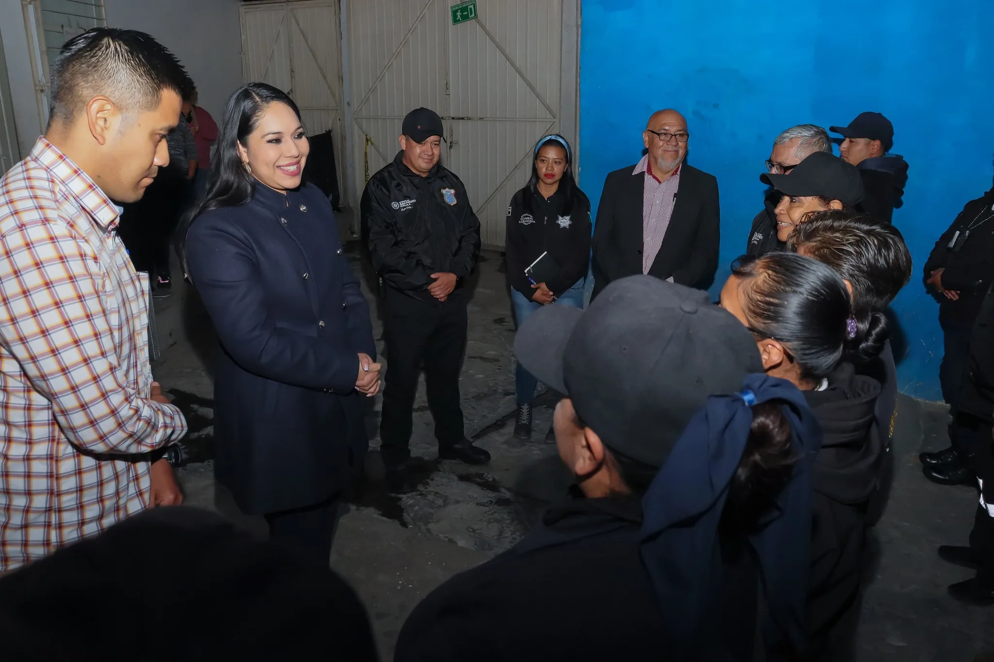 Tonantzin Fernández, supervisa instalaciones de la SSC