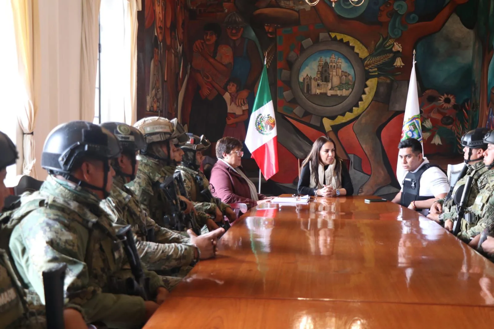Con elementos de la Secretaría de Marina, fortalecen acciones de seguridad pública en Teziutlán
