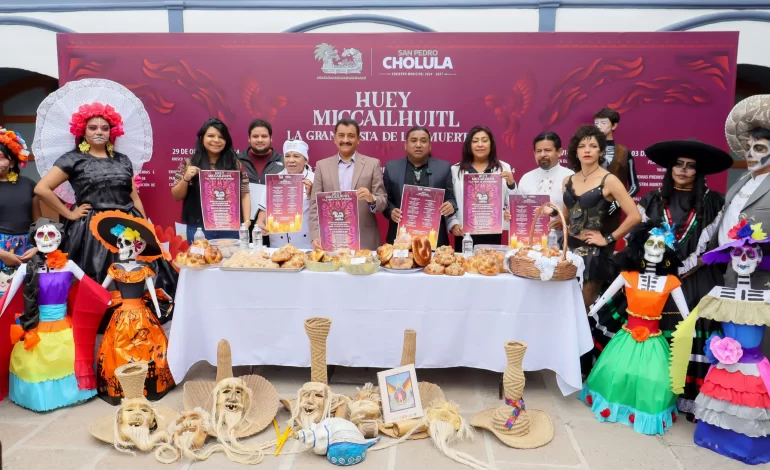 Presenta Ayuntamiento de San Pedro Cholula “Huey Miccailhuitl, la gran fiesta de los muertos”