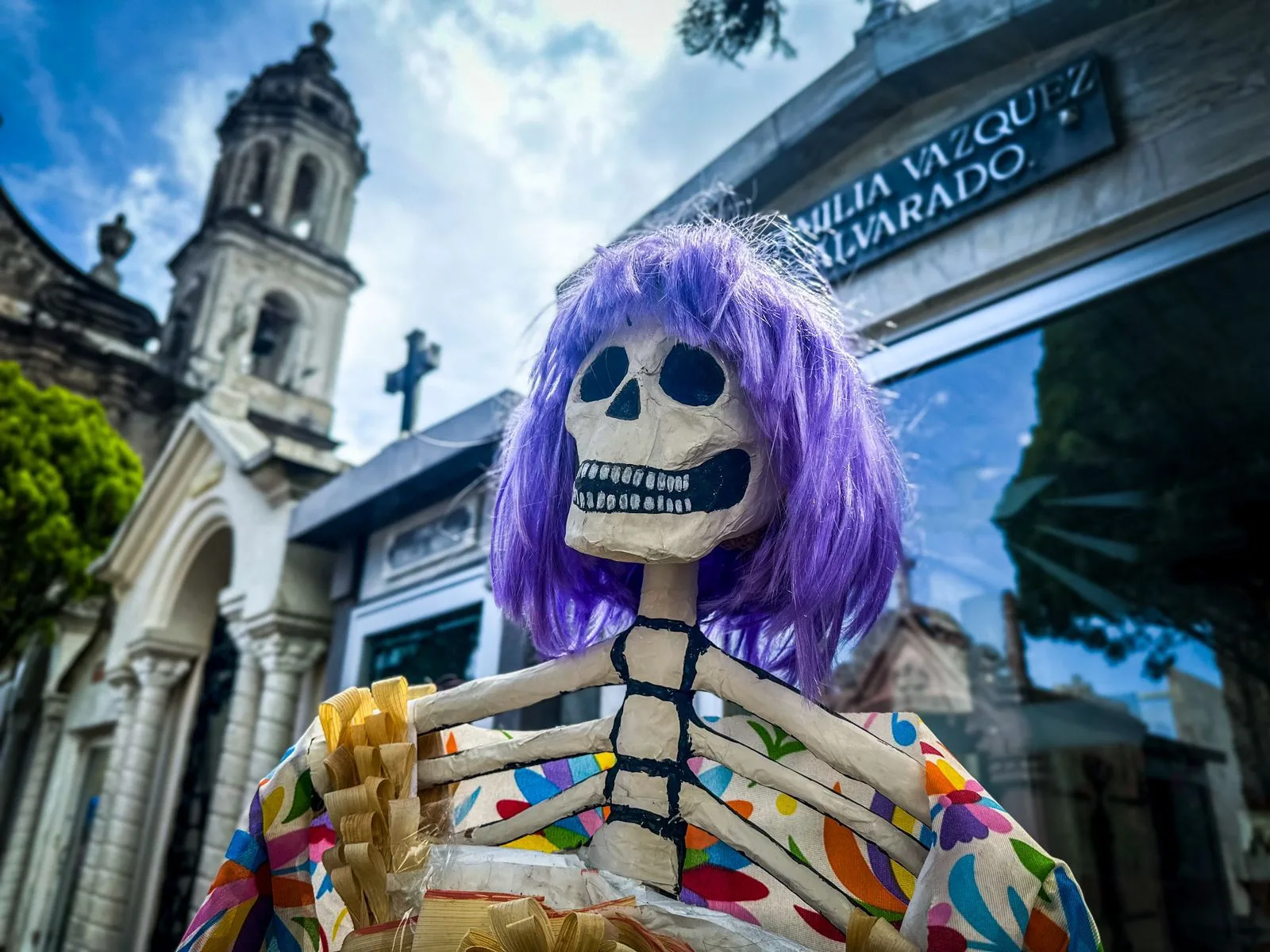 Realizan exposición de catrinas en Teziutlán