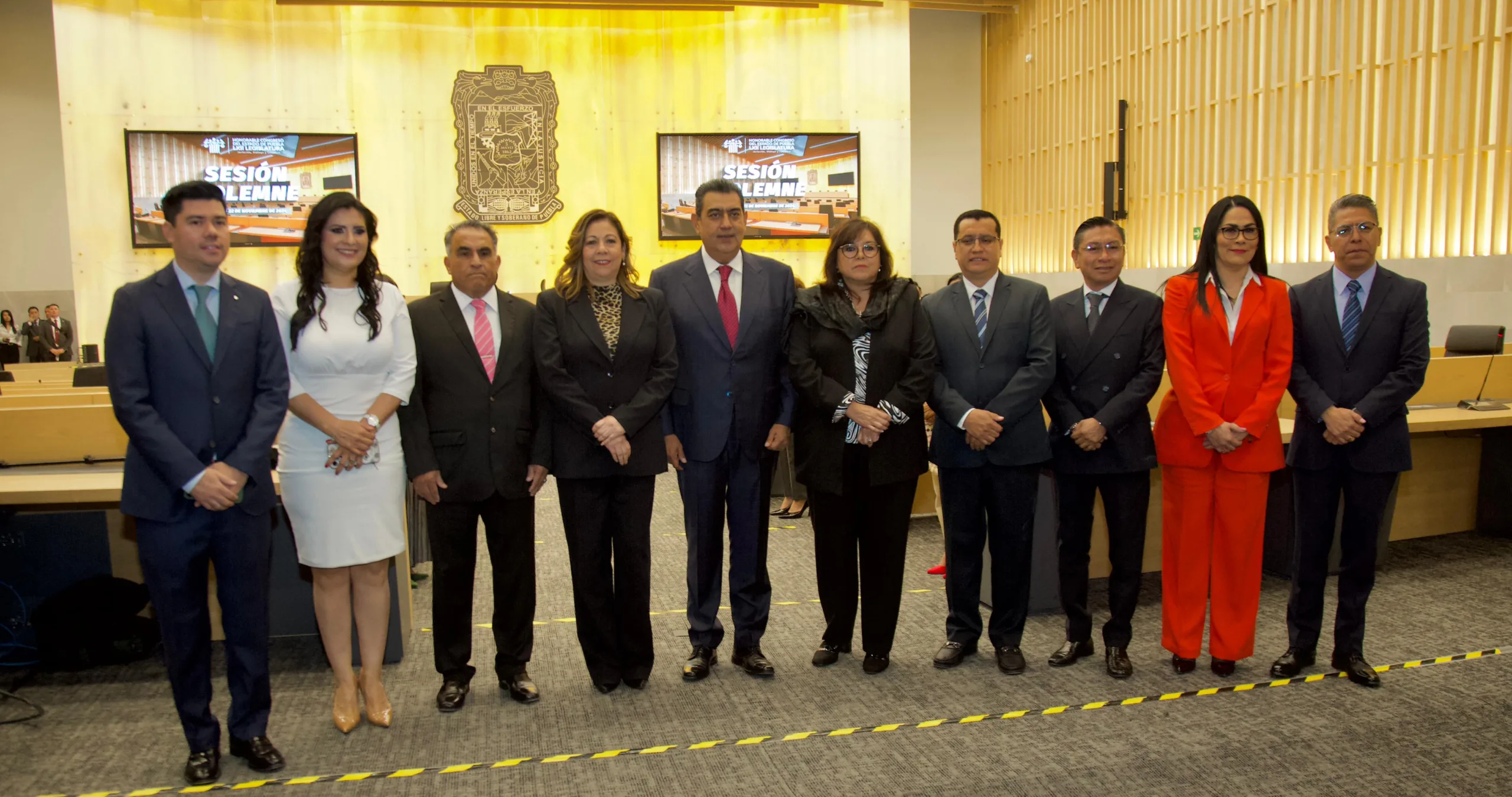 Recibe Congreso del Estado Segundo Informe del gobernador Sergio Salomón Céspedes