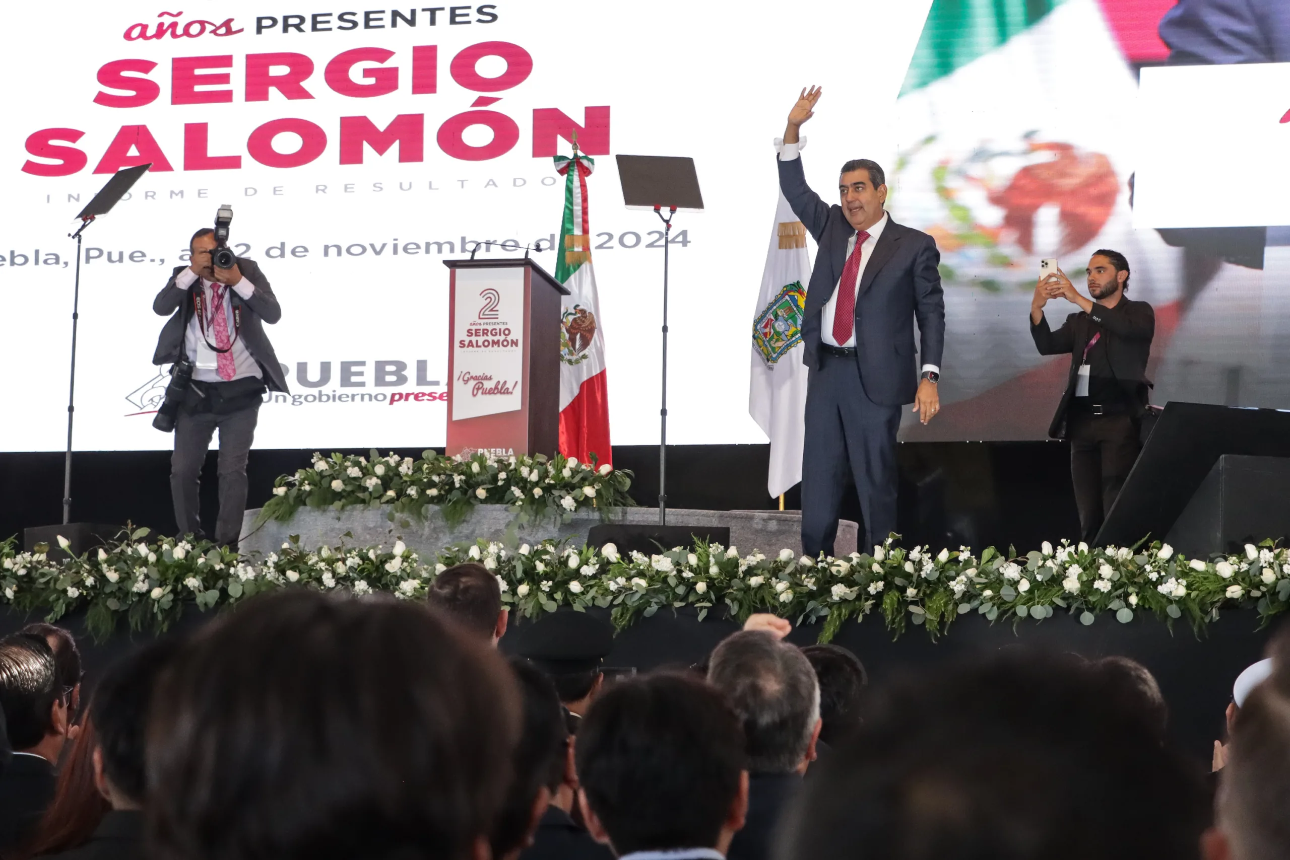 El puente de la reconciliación está construido: Sergio Salomón en último informe