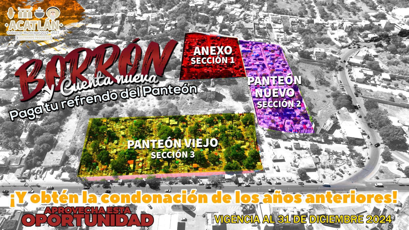 El Ayuntamiento de Acatlán de Osorio invita al Programa «Borrón y Cuenta Nueva»
