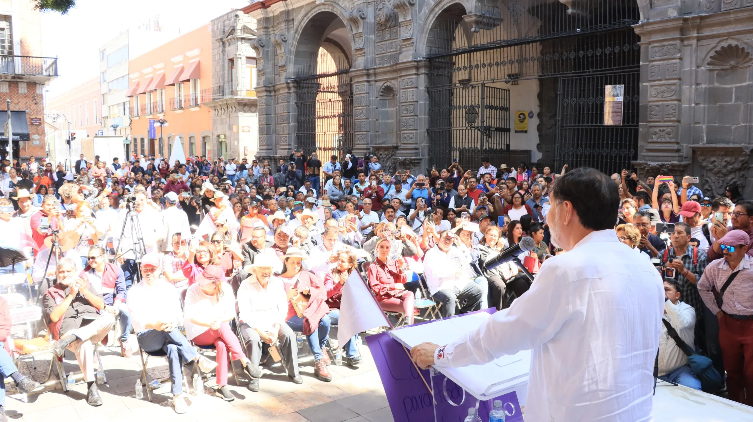 Líderes de Morena y Fernández Noroña impulsan la Cuarta Transformación en el estado