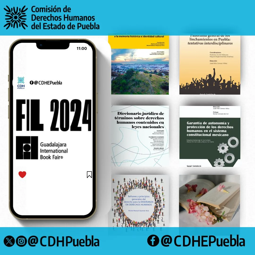 CDH Puebla presente en la FIL de Guadalajara