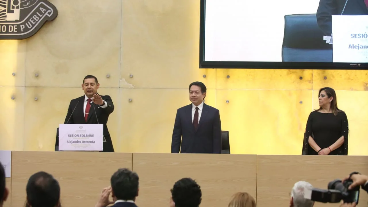 Gobernaré para todos, con inclusión, firmeza y justicia: Alejandro Armenta al rendir protesta en el Congreso