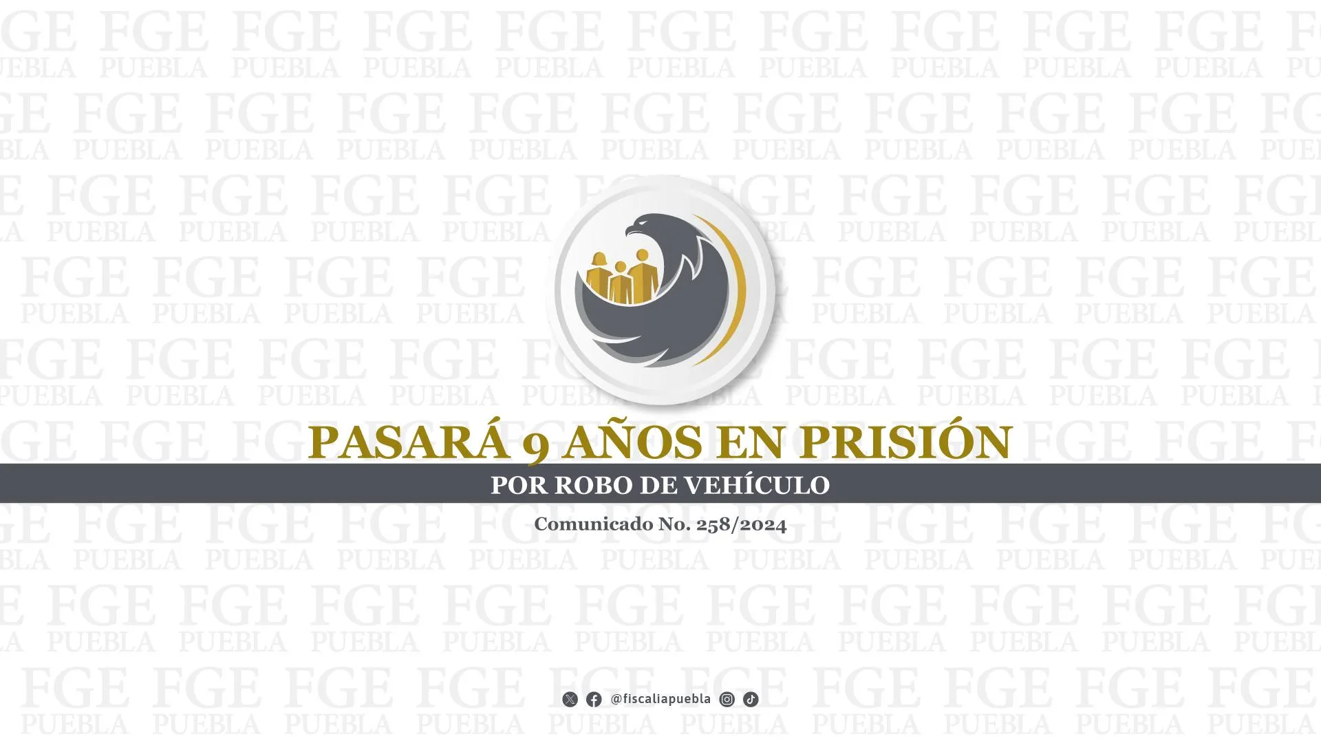 Pasará 9 años en prisión por robo de vehículo