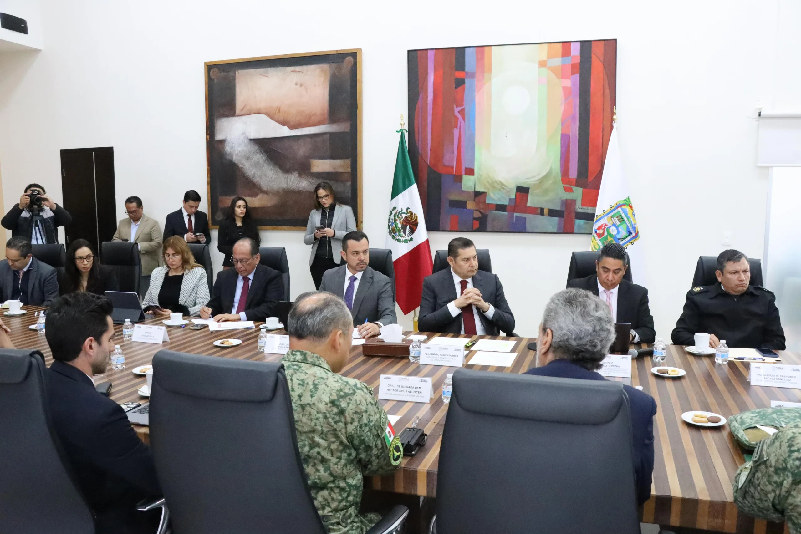 Gobernador Alejandro Armenta reafirma compromiso contra la delincuencia en Puebla