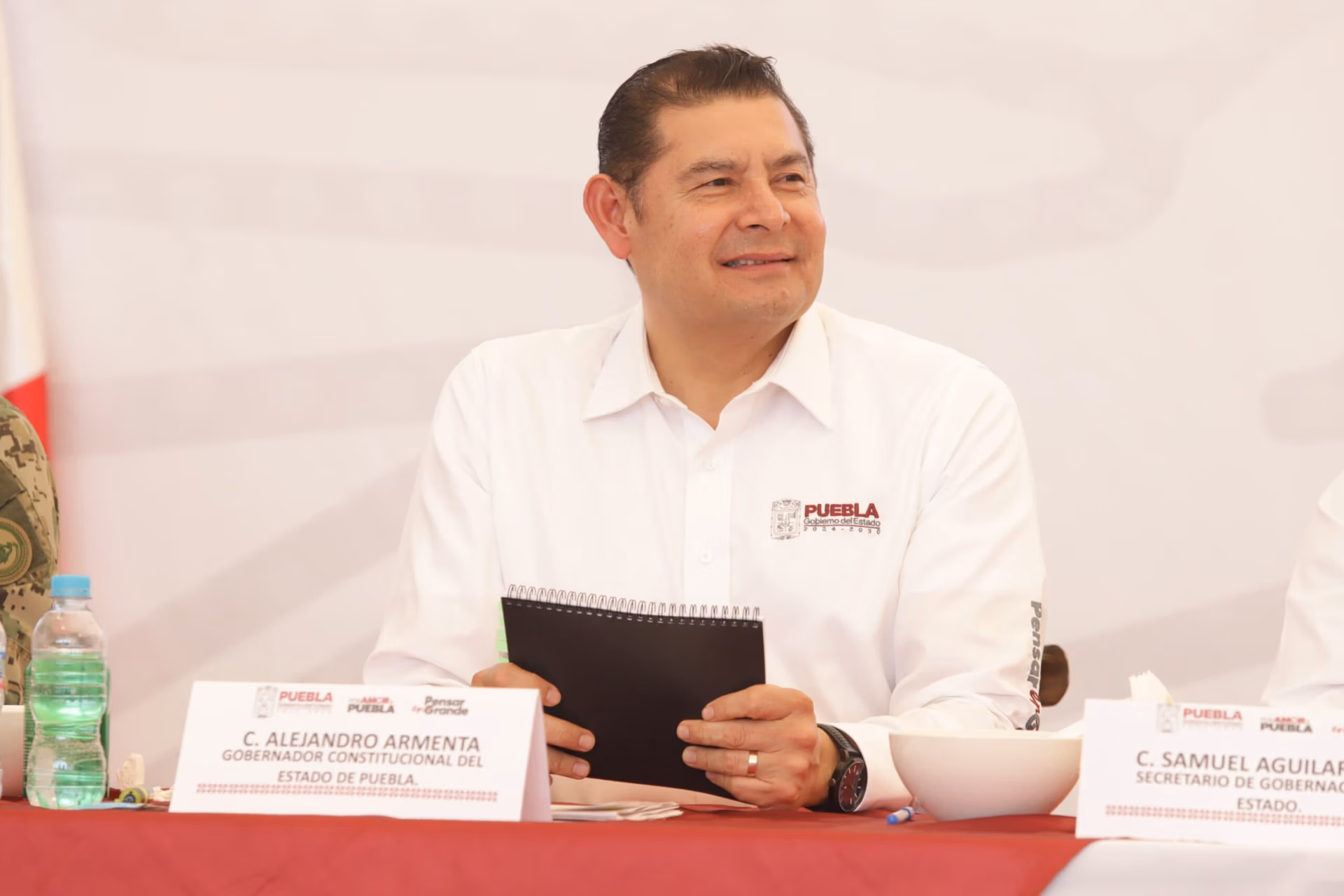 Alejandro Armenta lidera con el ejemplo: reactivan tequio para embellecer Puebla