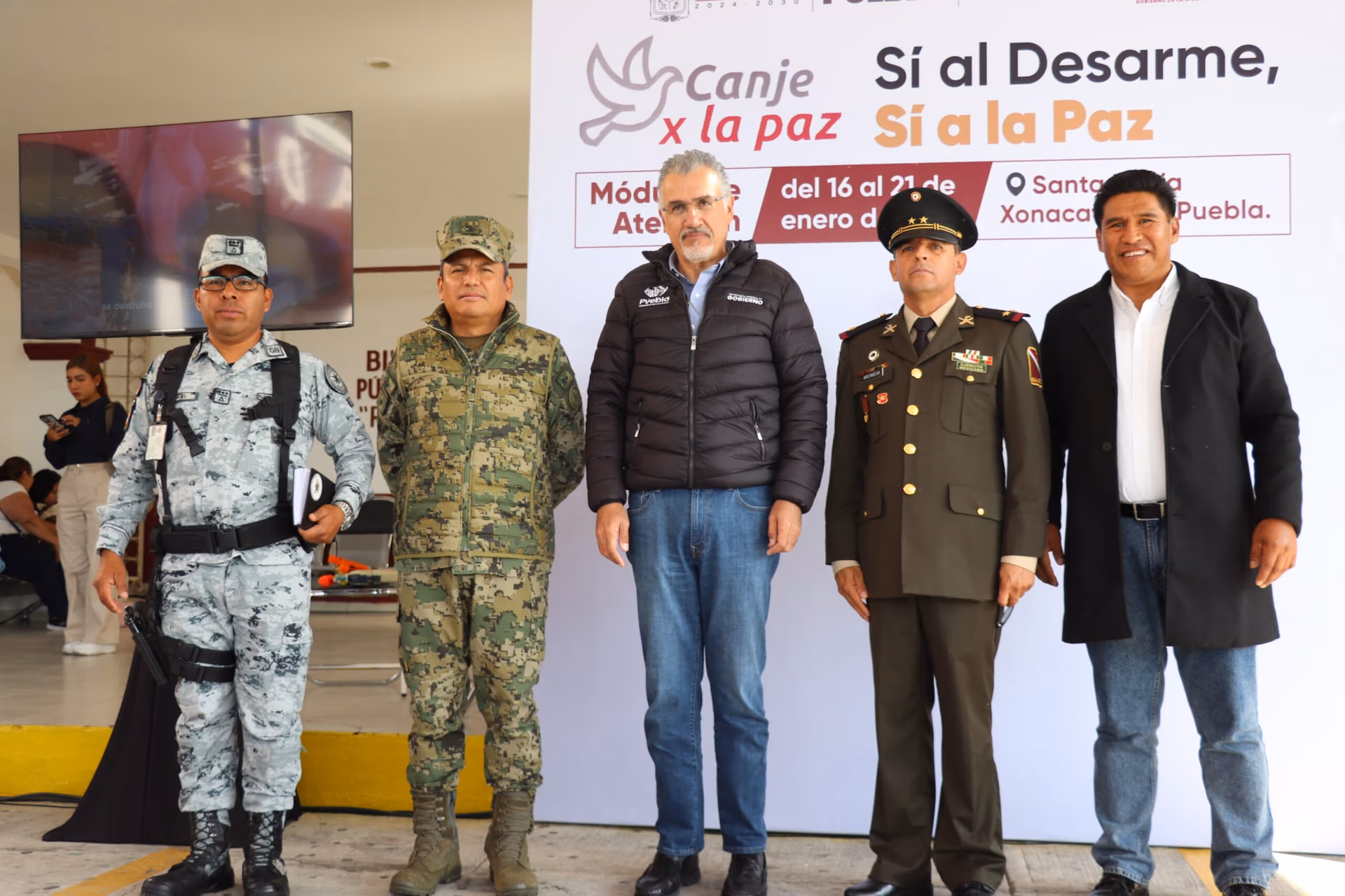 Inicia en Xonacatepec Campaña Nacional “Sí al desarme, sí a la paz”