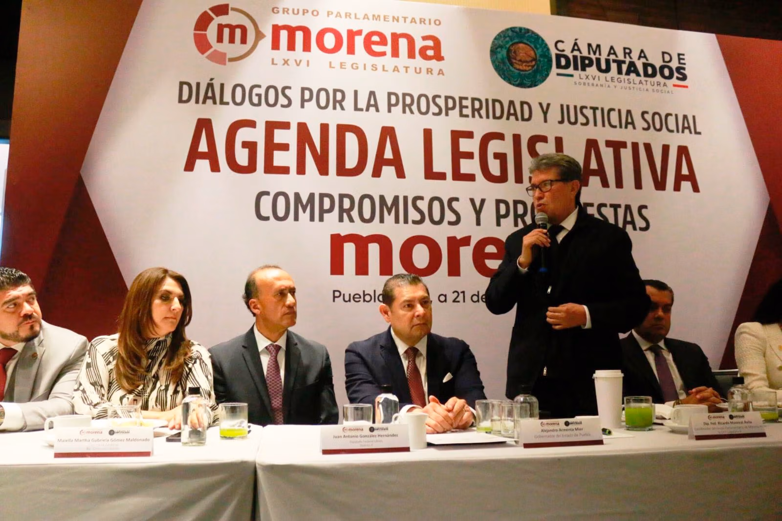 Con unidad y diplomacia, Monreal y Armenta respaldan a migrantes y a Sheinbaum