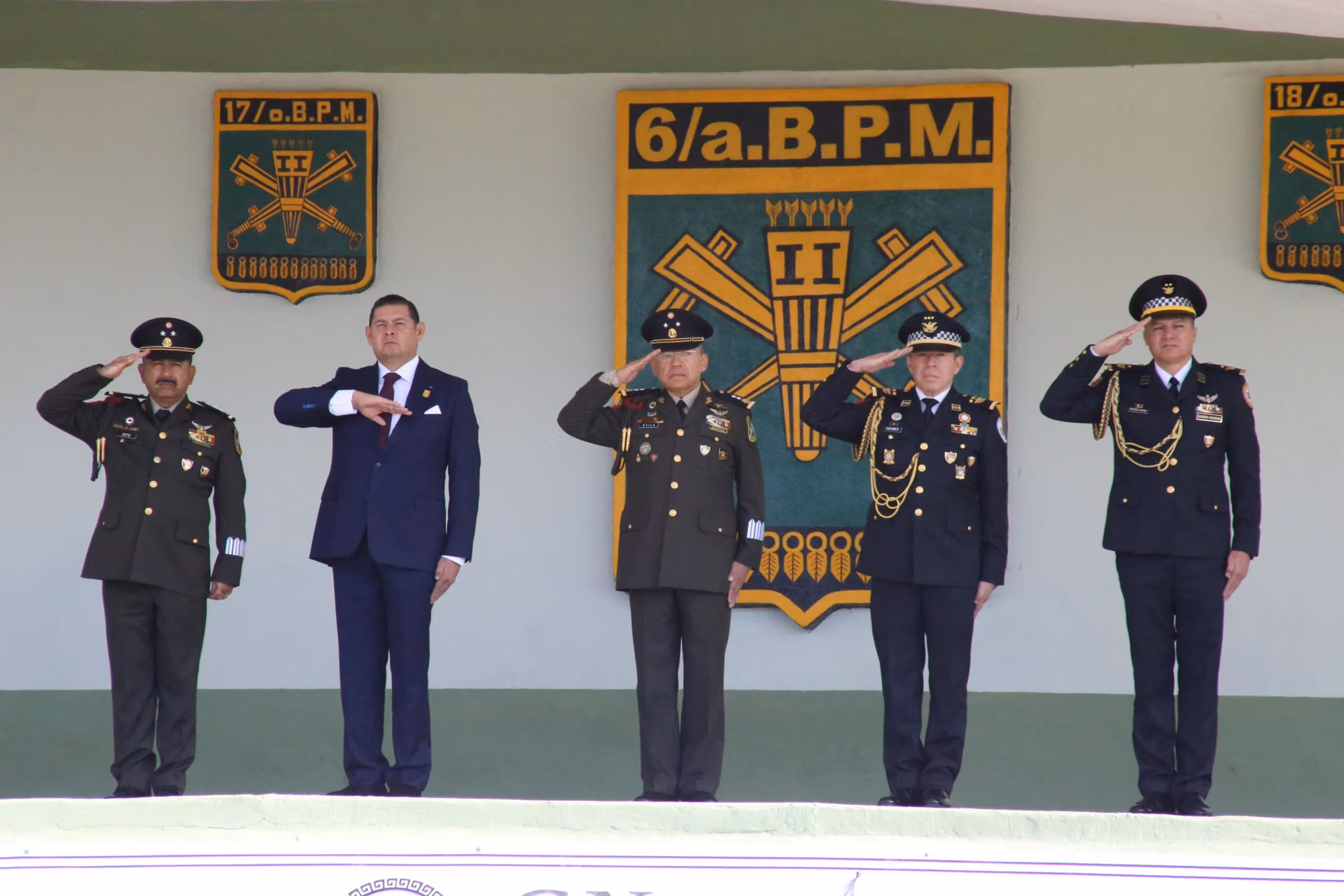 Cuerpos de seguridad y gobierno unidos por la estabilidad en Puebla