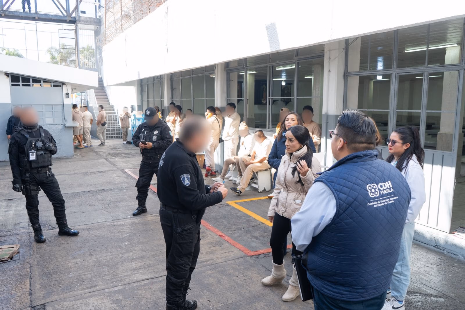 CDH Puebla supervisa condiciones del penal de San Pedro Cholula con enfoque humano