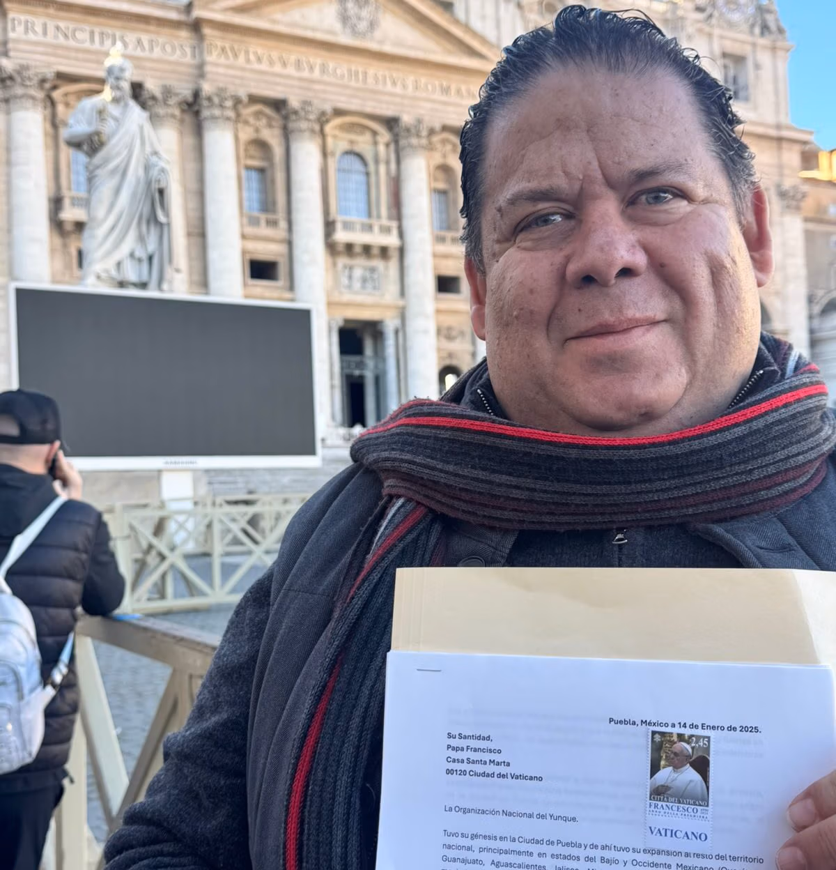 Empresario poblano pide al Papa Francisco excomulgar a miembros de “El Yunque”