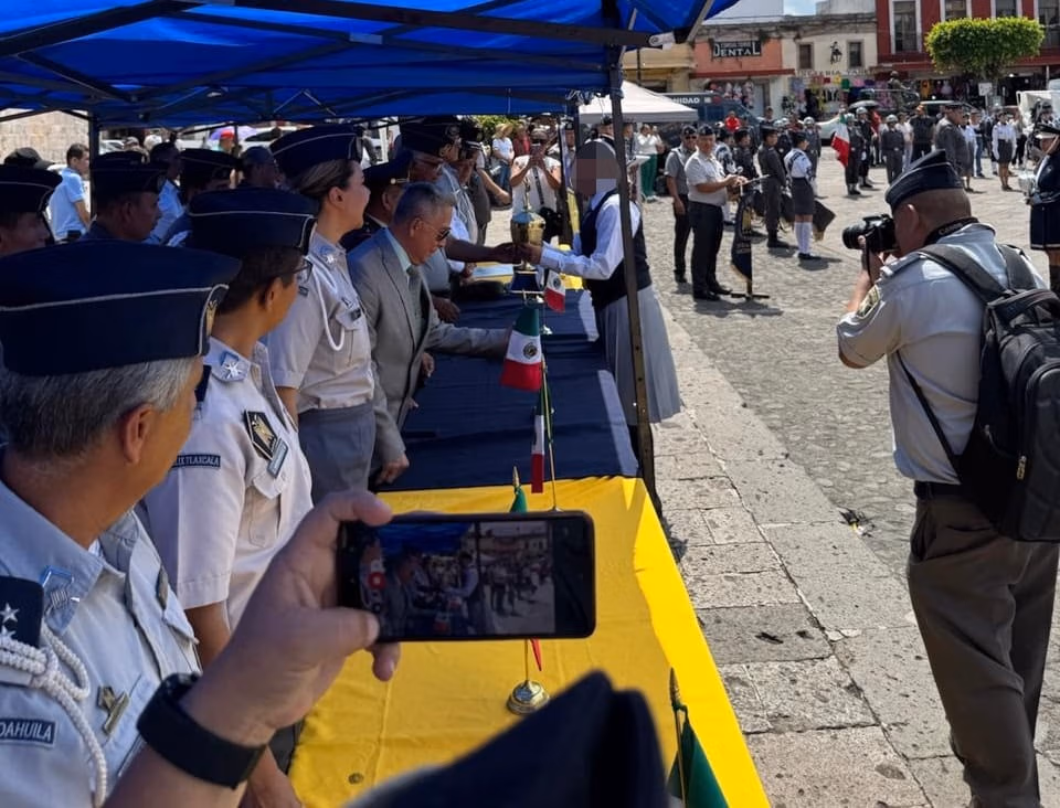 Puebla se consagra en el Concurso Nacional de Escoltas Militarizado