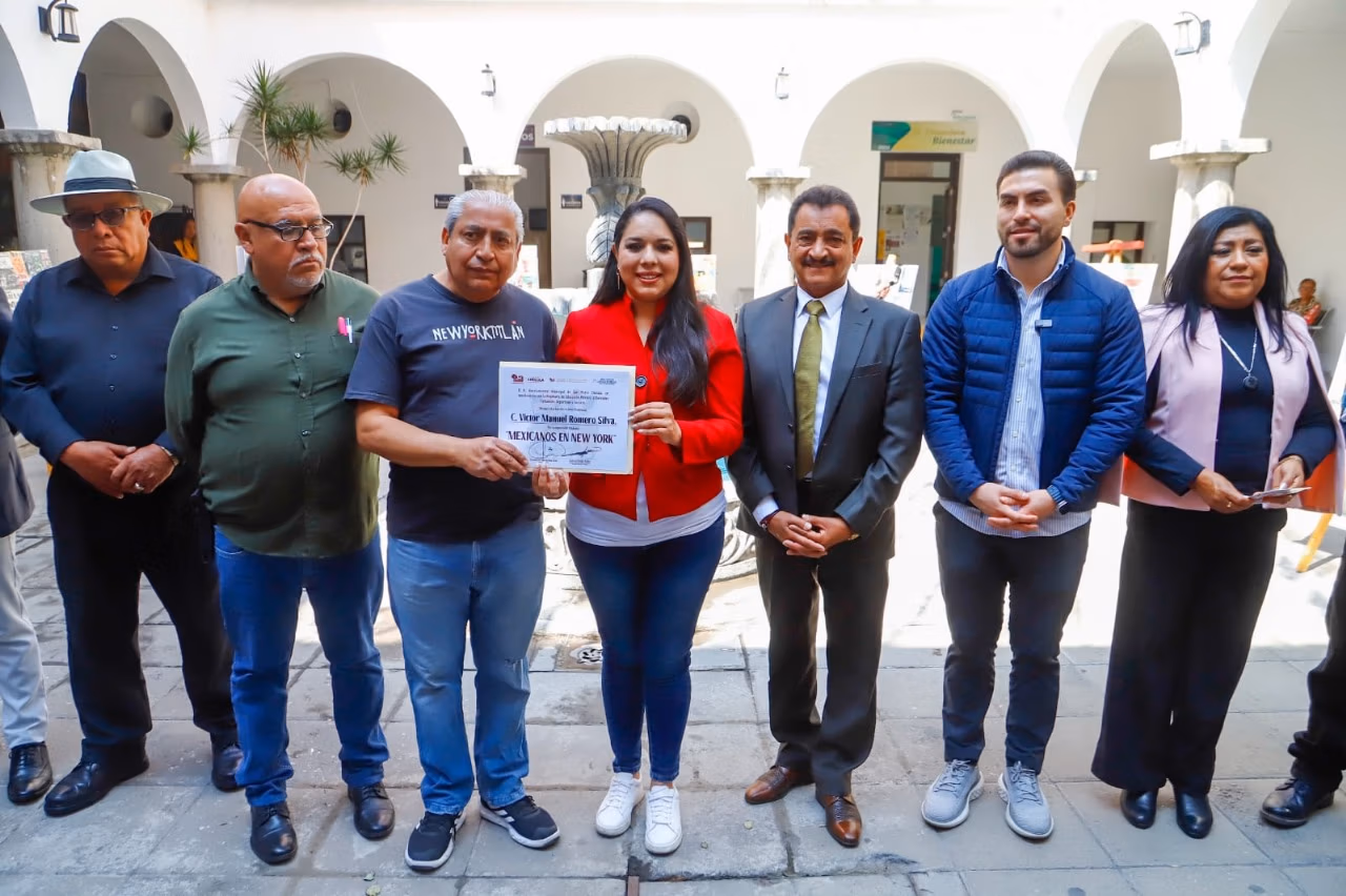 Inauguran exposición “Mexicanos en Nueva York” en San Pedro Cholula