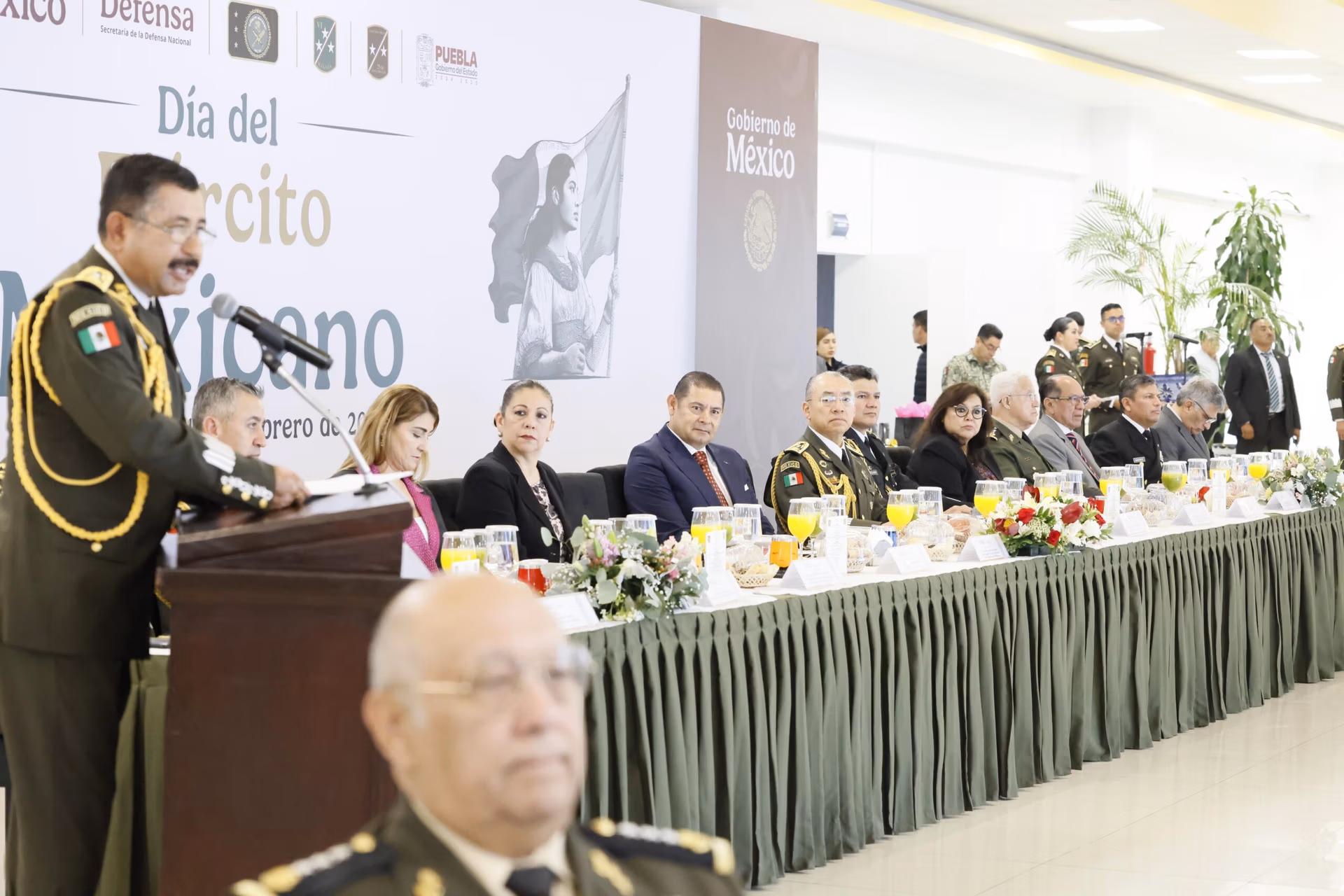 Armenta: El Ejército Mexicano, garantía de la soberanía y la seguridad en Puebla