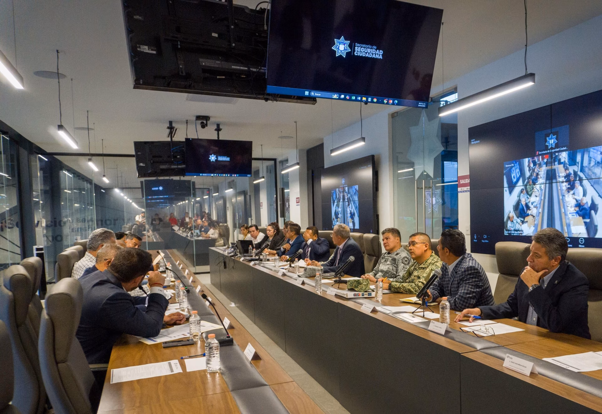 Mesa de Seguridad para reforzar la seguridad en Puebla