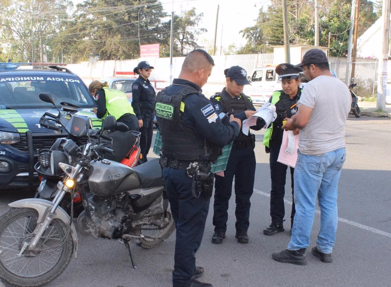 Contraloría Municipal supervisa operativo “Moto Segura” en Puebla