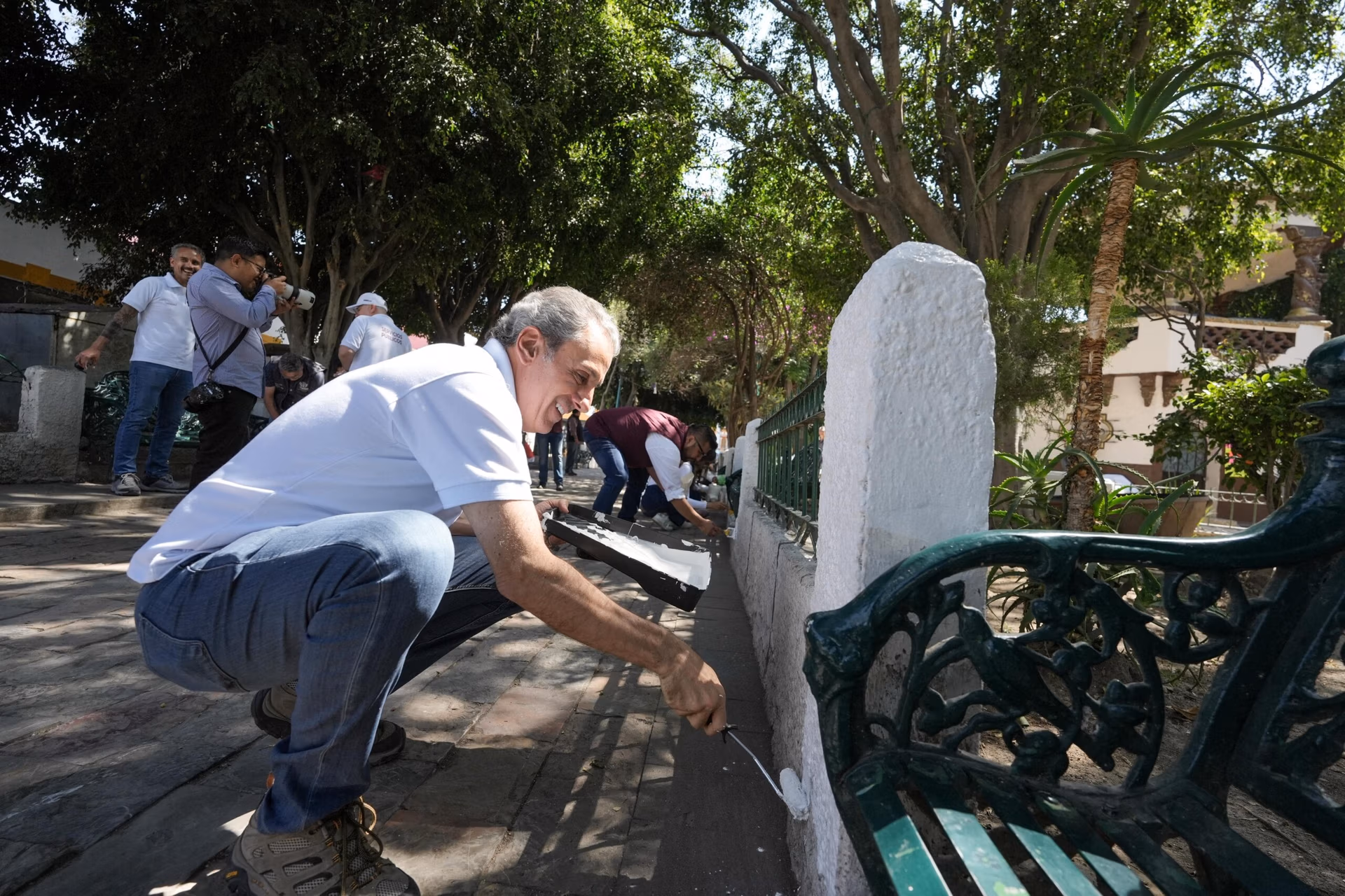 Pepe Chedraui impulsa rescate del parque de San Jerónimo Caleras