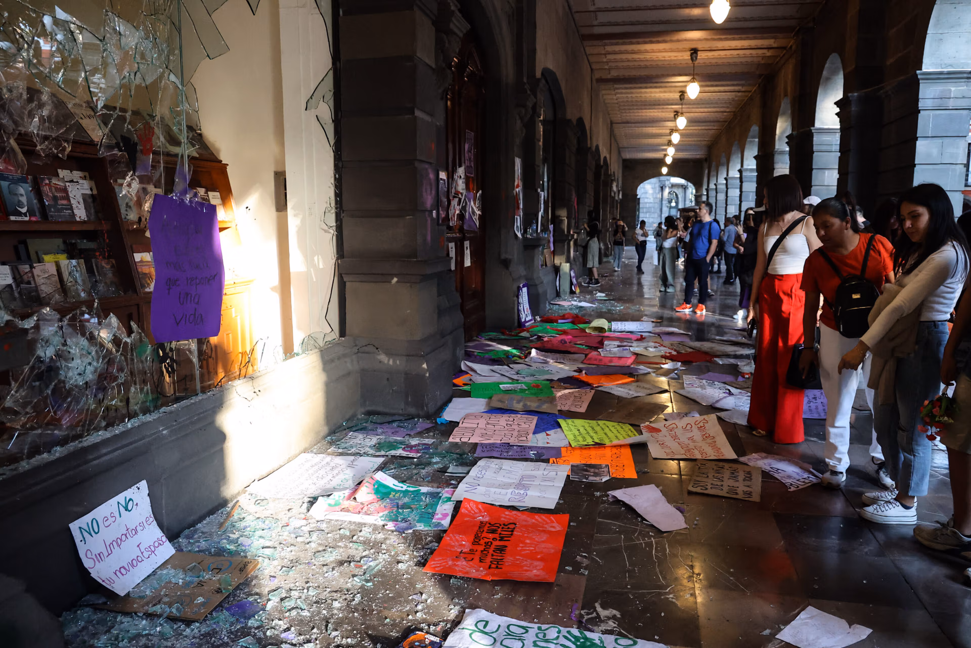 El Gobierno de Puebla garantizó el libre tránsito en la Marcha 8M y negó detenciones