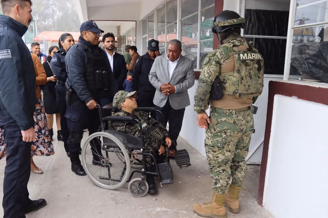 “Marcos, Policía Honorario por un Día”: Un Sueño Cumplido en Amozoc