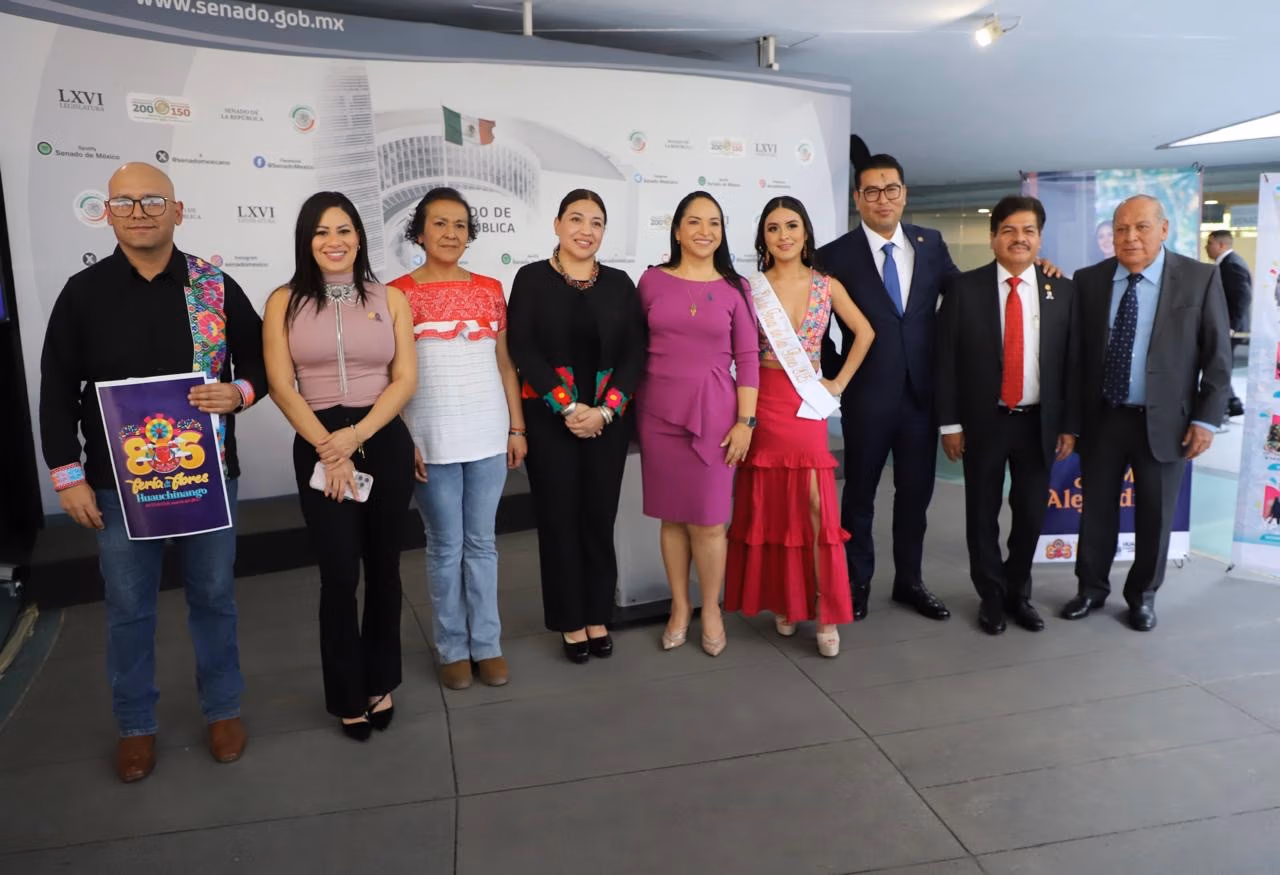 Huauchinango brilla en el Senado con la Feria de las Flores 2025