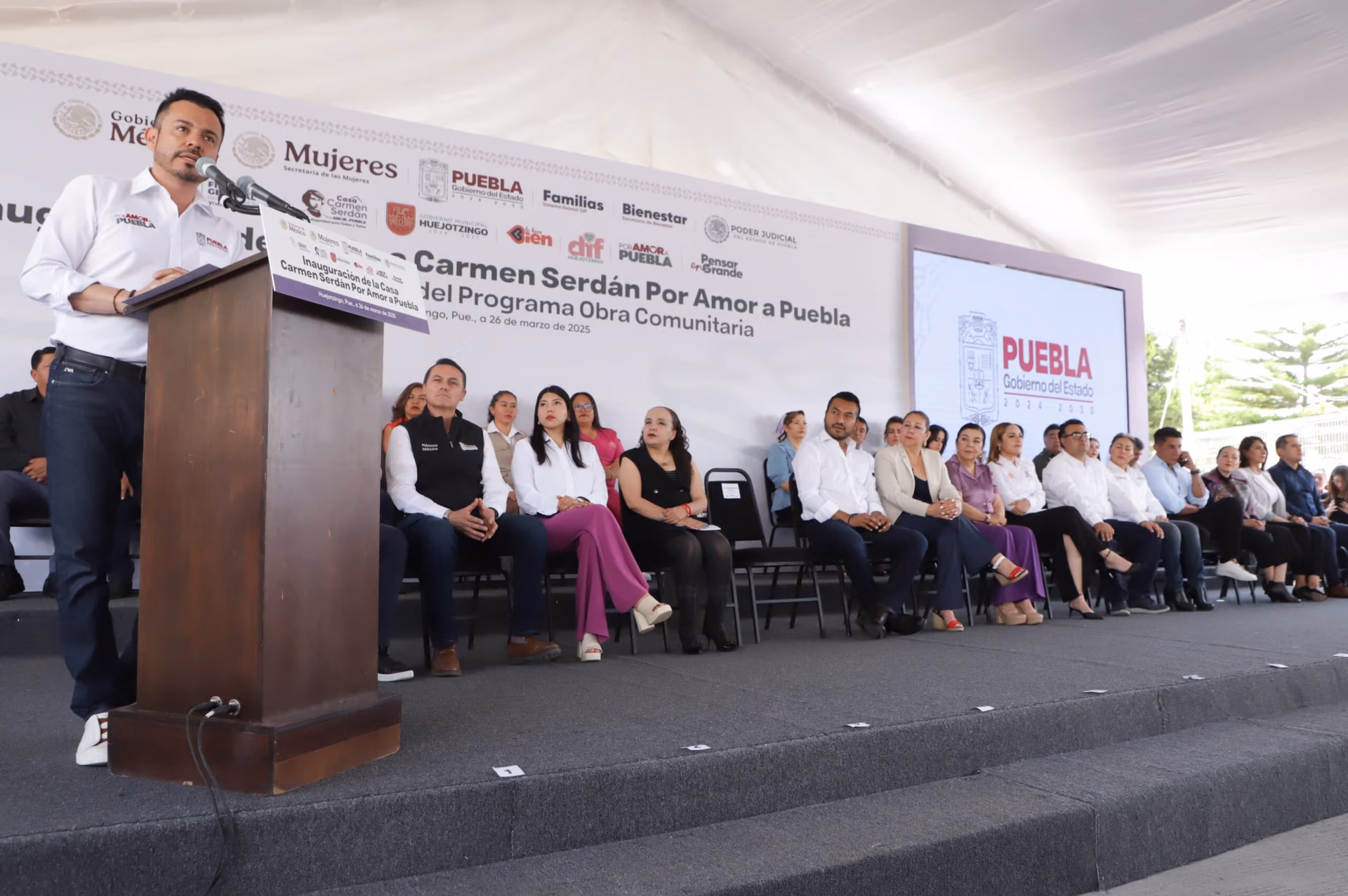 Con 15 Casas Carmen Serdán, el gobierno de Armenta avanza en protección a mujeres poblanas