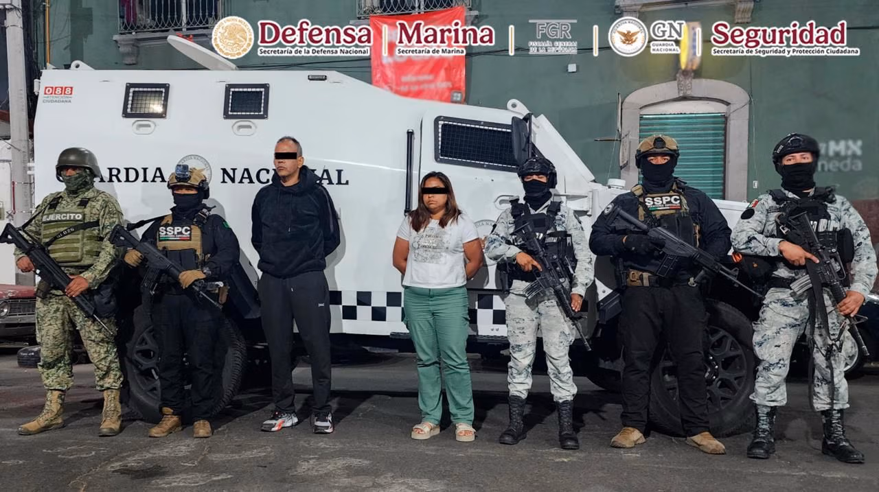 Cae importante reclutador criminal y su cómplice en la Ciudad de México