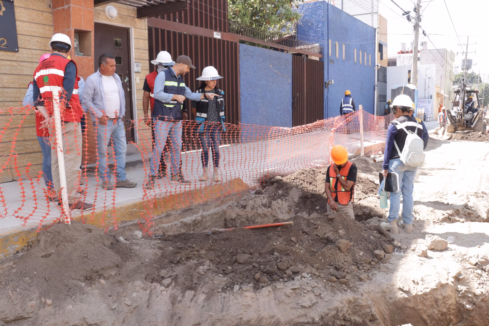 Avanzan trabajos de rehabilitación vial en calles 27 y 31 Sur de Puebla capital