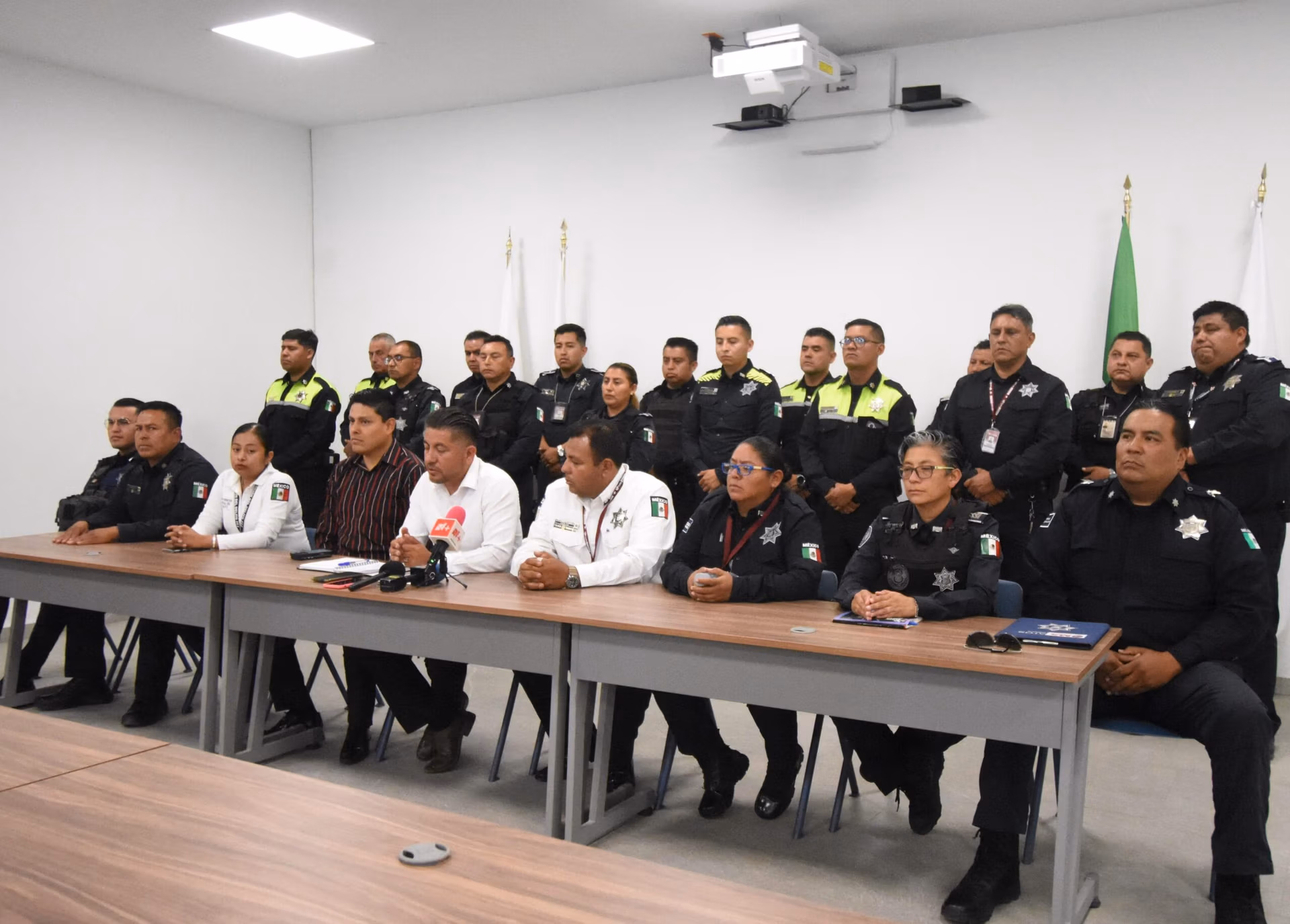 Logran acuerdos Gobierno de la Ciudad y policías municipales para fortalecer la seguridad en Puebla