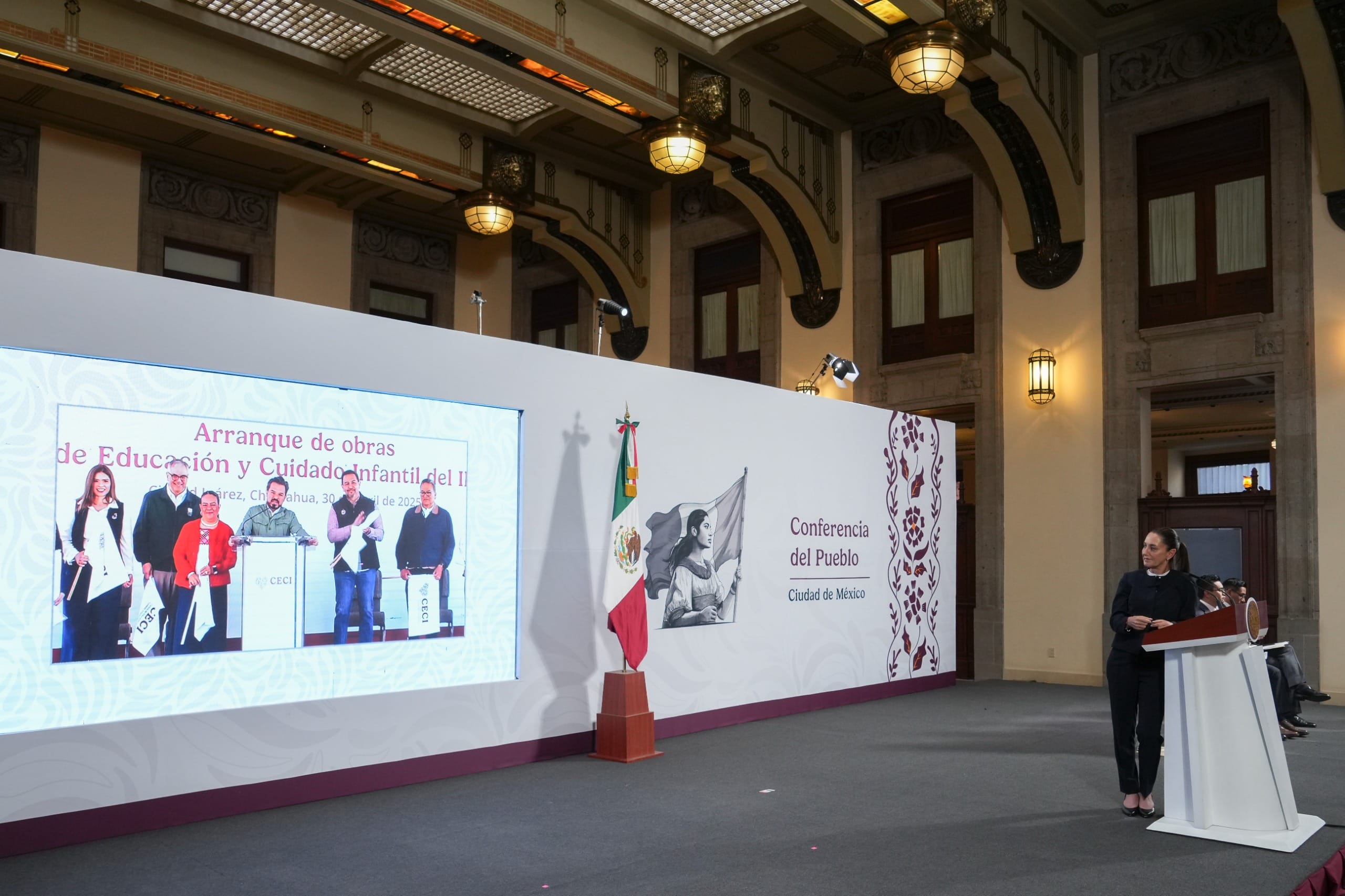 Sheinbaum inicia construcción de cinco CECI del IMSS en Ciudad Juárez; invertirán 46 mdp por centro