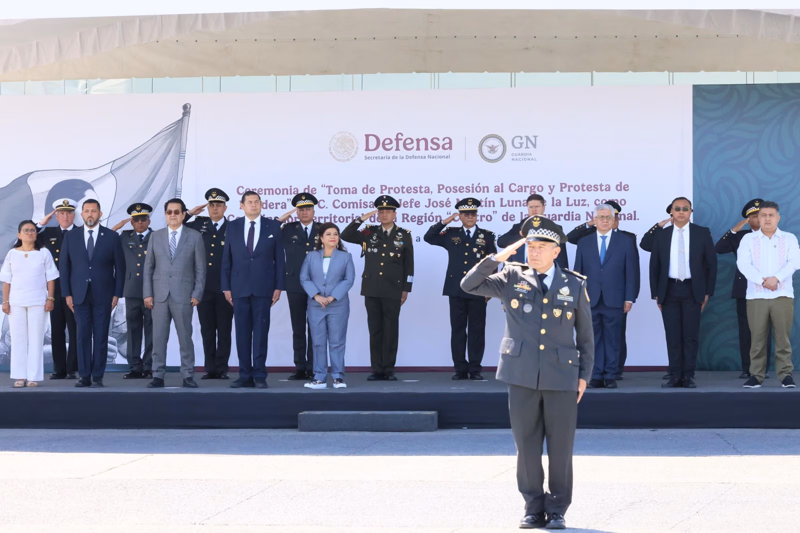 Cambio en la Guardia Nacional: José Martín Luna asume coordinación territorial de la Región Centro