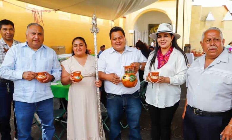 Tonantzin Fernández fortalece la identidad de San Pedro Cholula en la Tlahuanca 2025