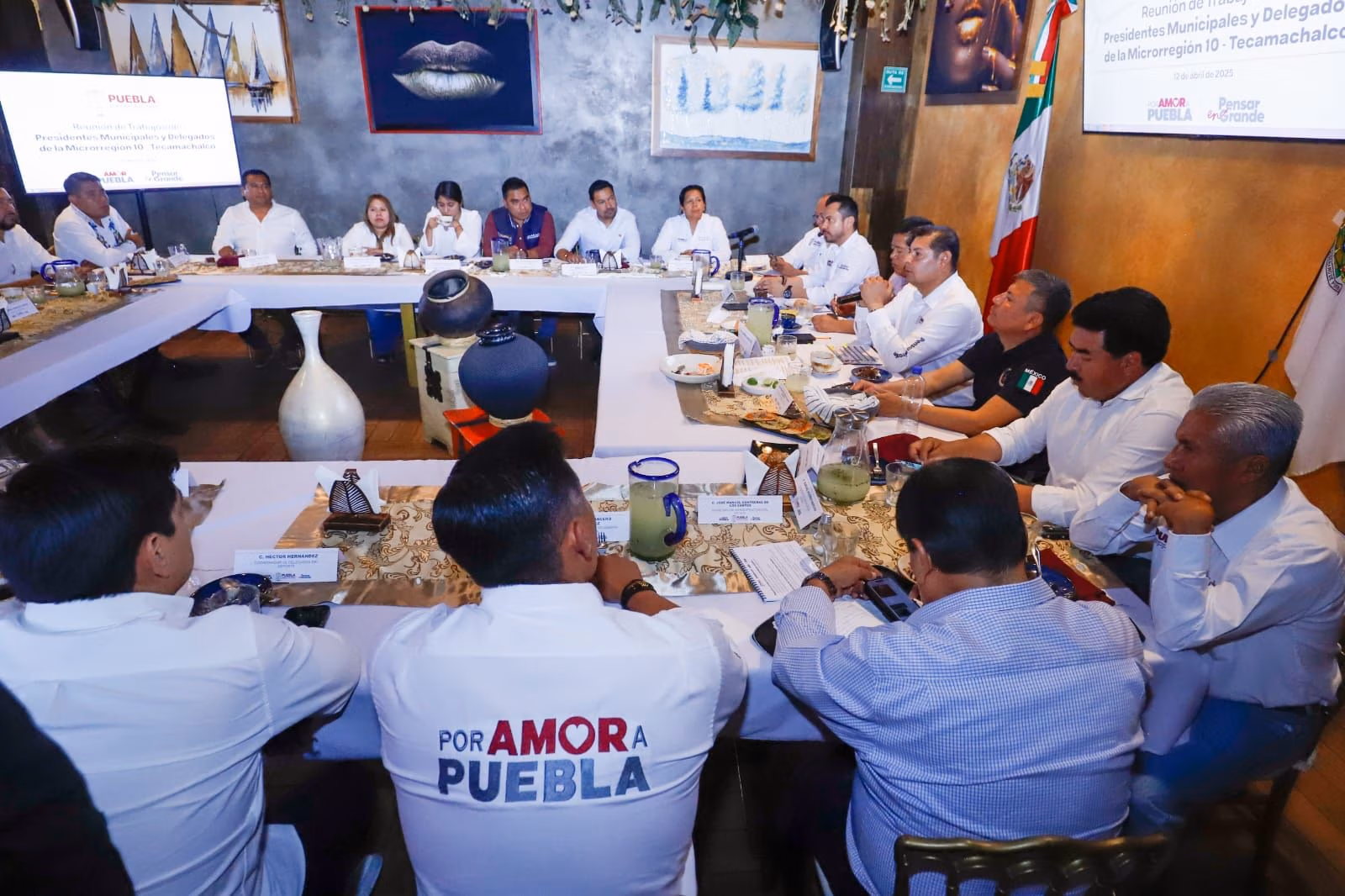 Armenta pide a alcaldes de Tecamachalco multiplicar recursos y priorizar necesidades reales del pueblo