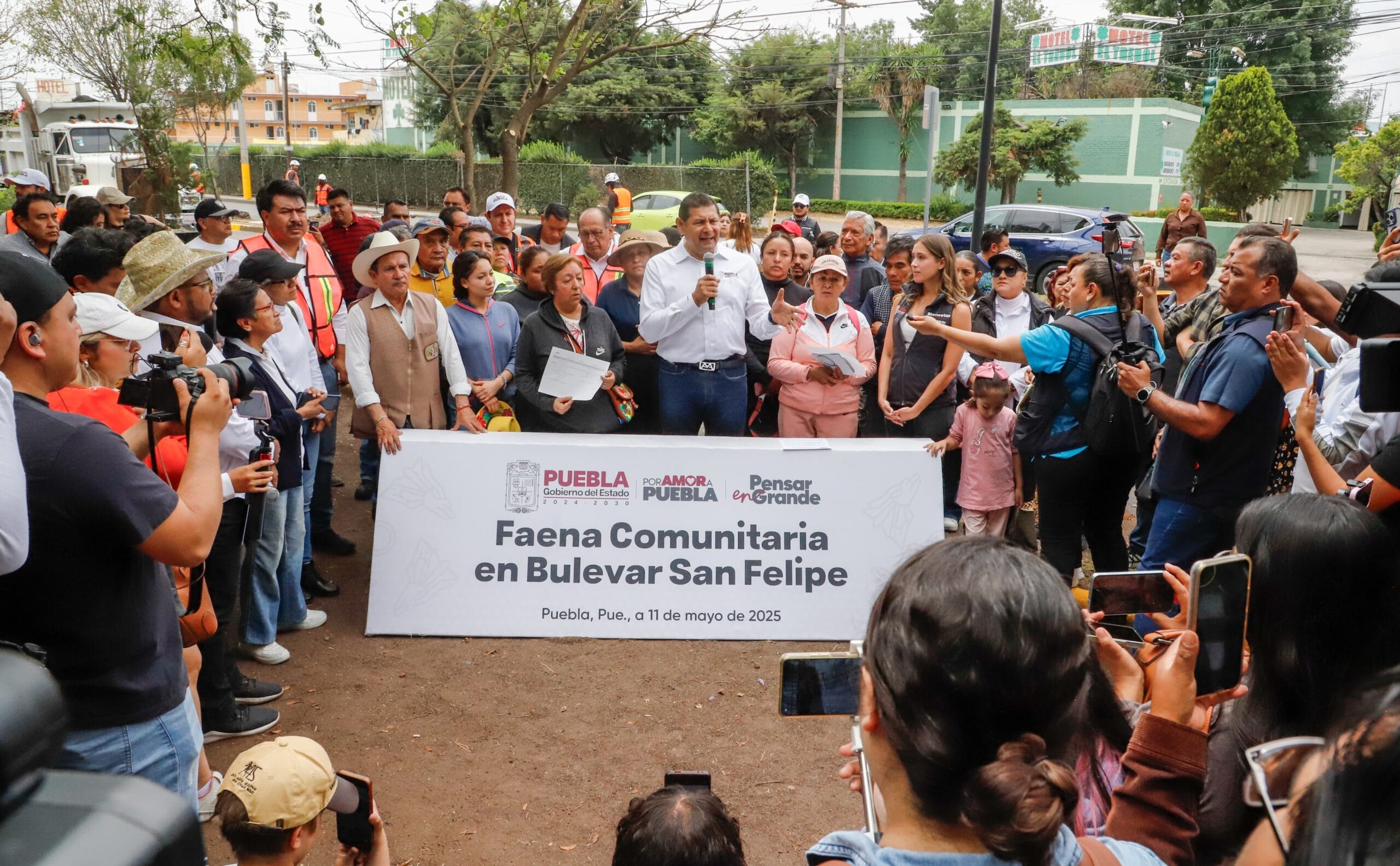 Faena Comunitaria: Armenta convierte el servicio público en acto colectivo por Puebla