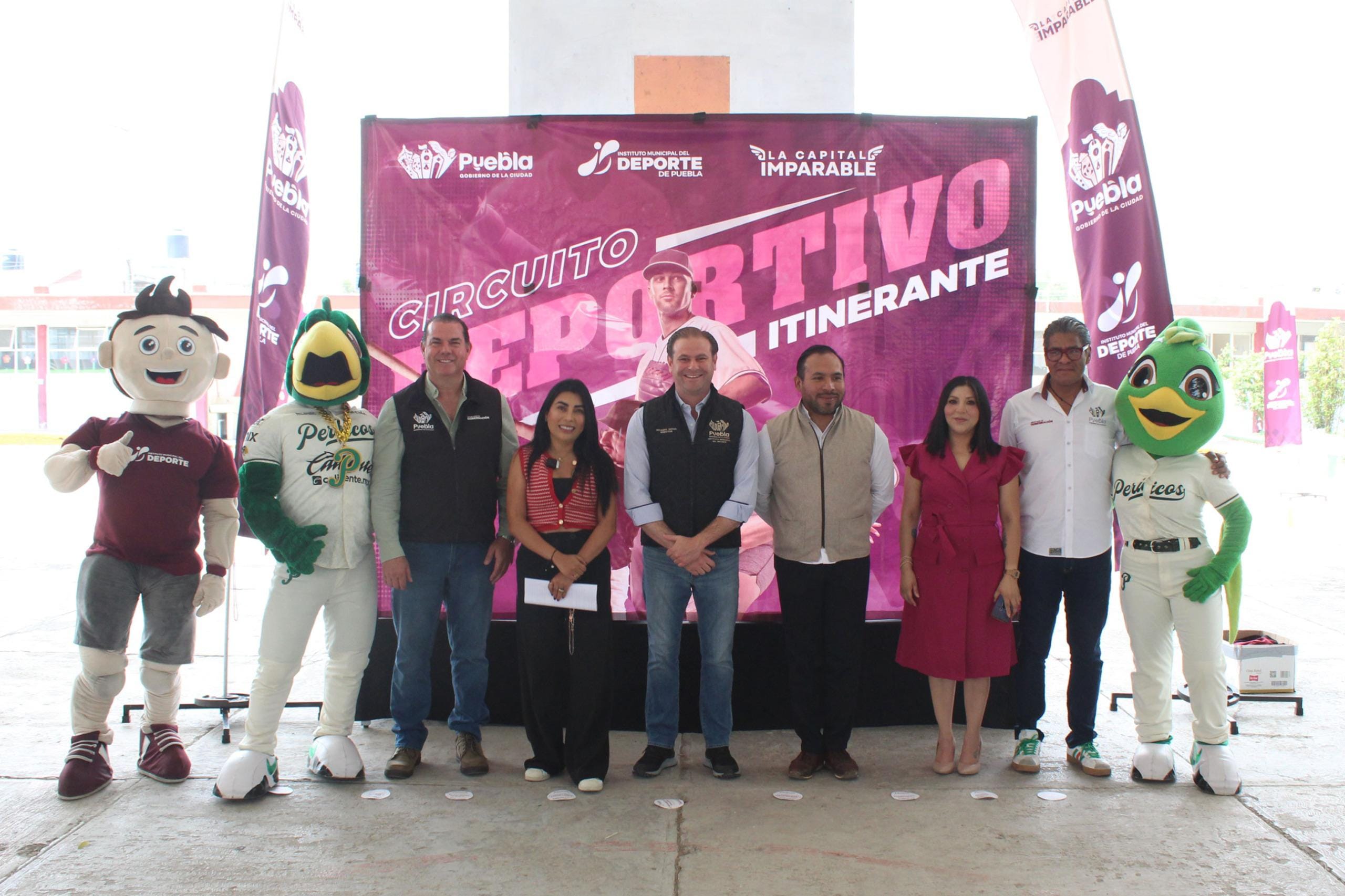 Lleva IMDP el deporte a San Francisco Totimehuacán con el Circuito Deportivo Itinerante