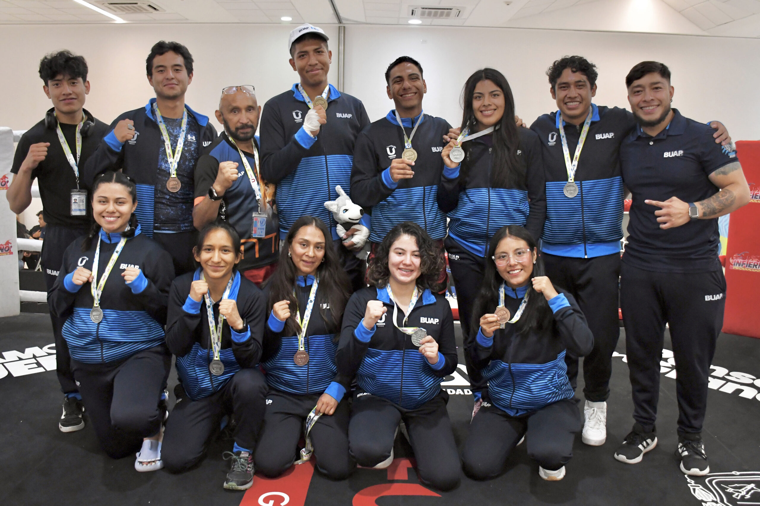 La lucha universitaria, kickboxing y levantamiento de pesas consiguen 27 preseas más para la BUAP