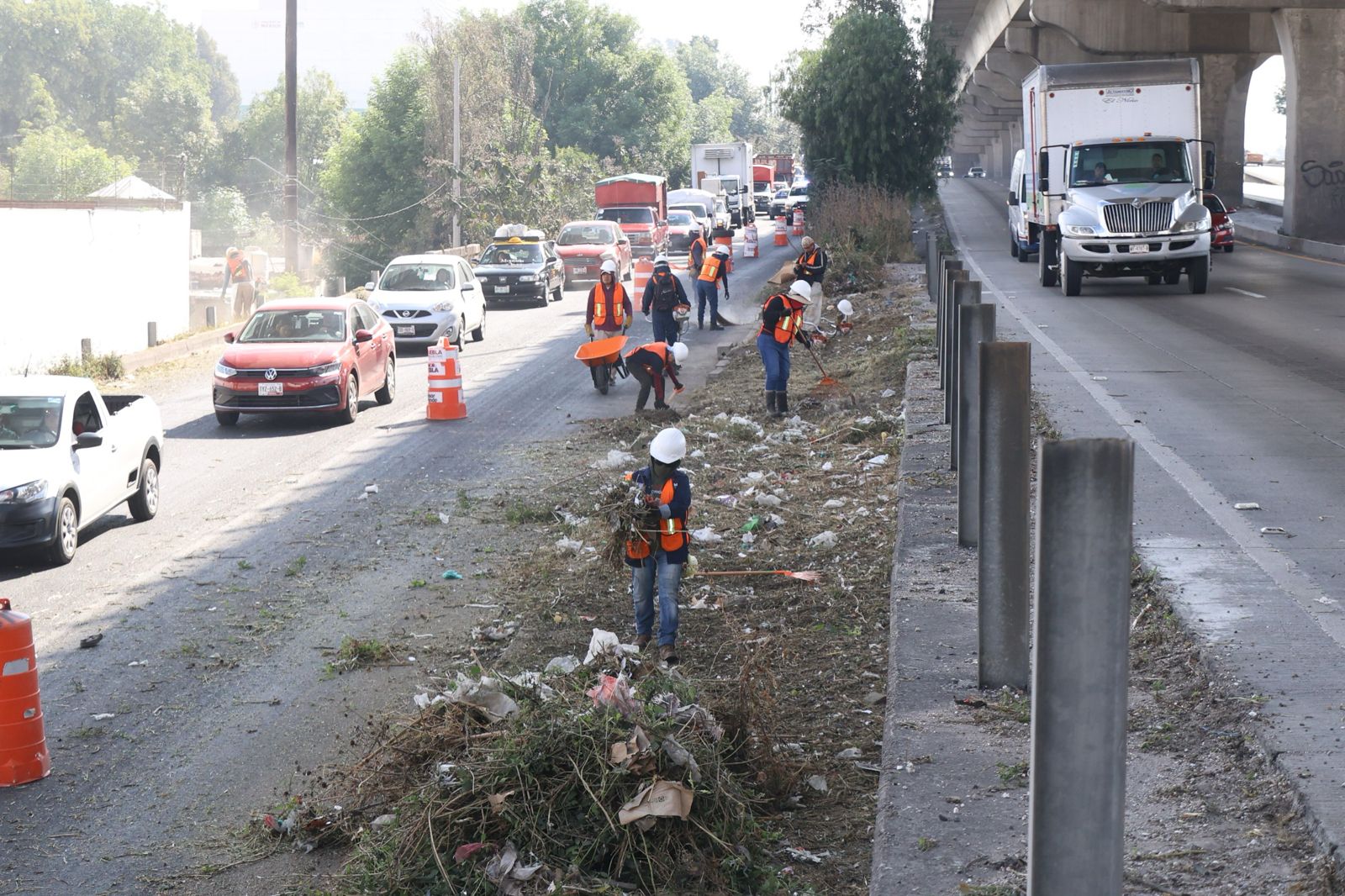 Refuerza Gobierno del Estado mantenimiento carretero ante temporada de lluvias
