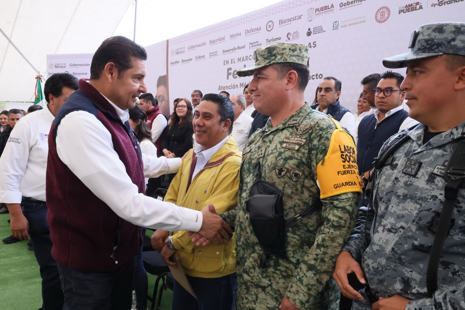 Gobierno de Puebla impulsa acciones de bienestar y progreso en Acatzingo con la Feria por la Paz