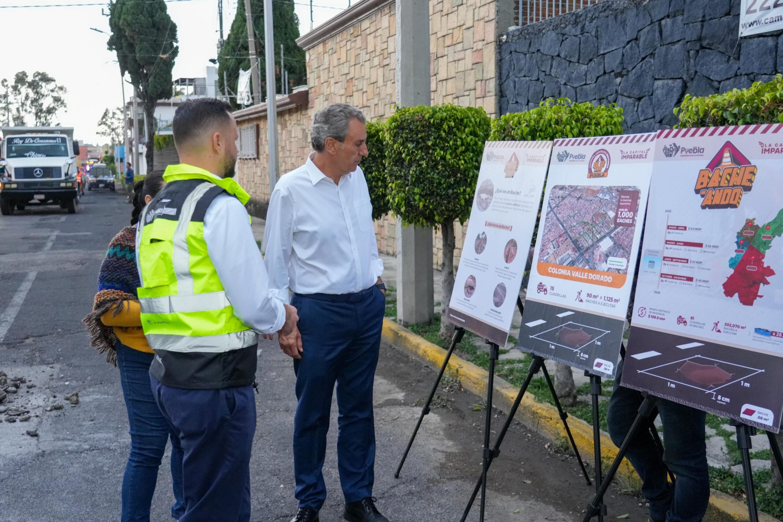 Fortalece Gobierno de la Ciudad acciones de bacheo con inversión histórica de 160 millones de pesos