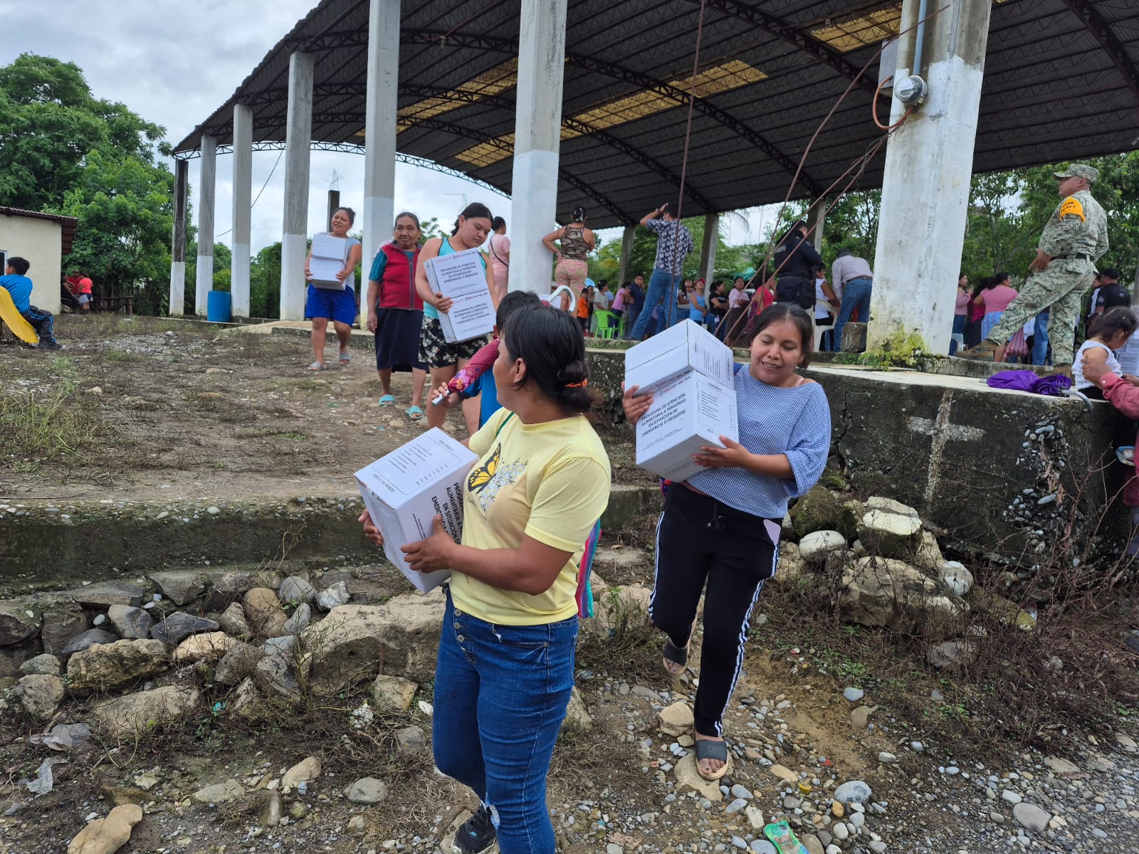 SEDIF, Ejército y Protección Civil actúan en coordinación ante emergencia en Francisco Z. Mena