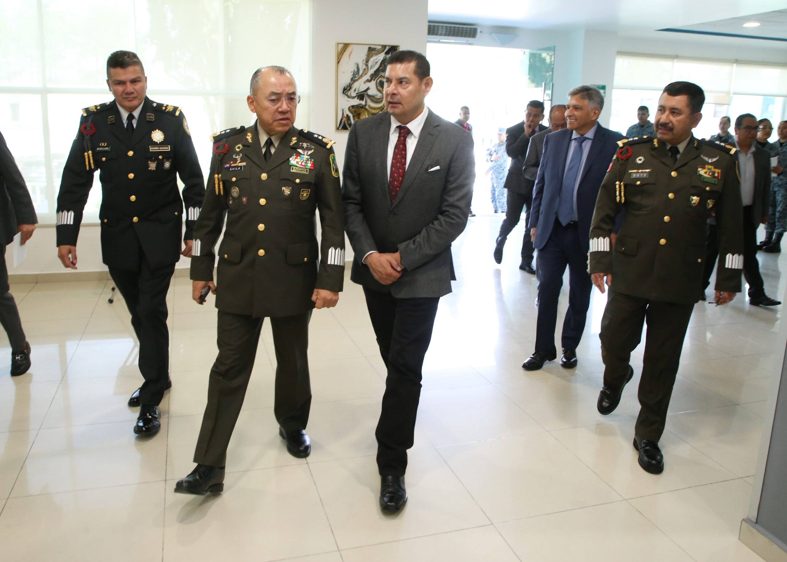 Puebla, estado seguro con respaldo de la Guardia Nacional, Marina y Ejército: Armenta