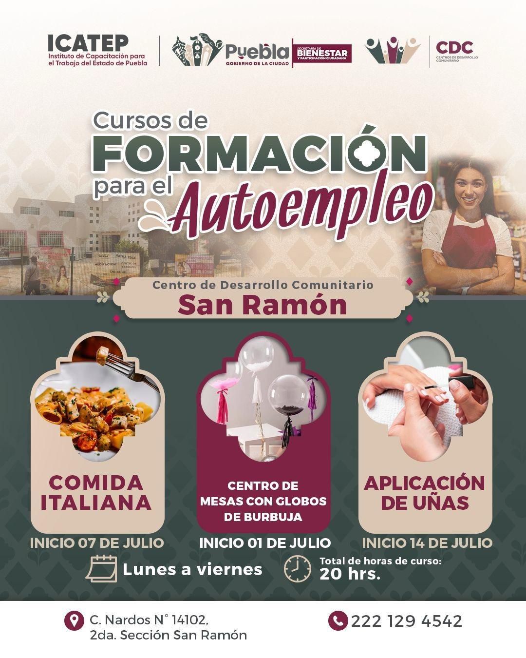 Invita Gobierno de la Ciudad a cursos gratuitos para el autoempleo en Centros Comunitarios